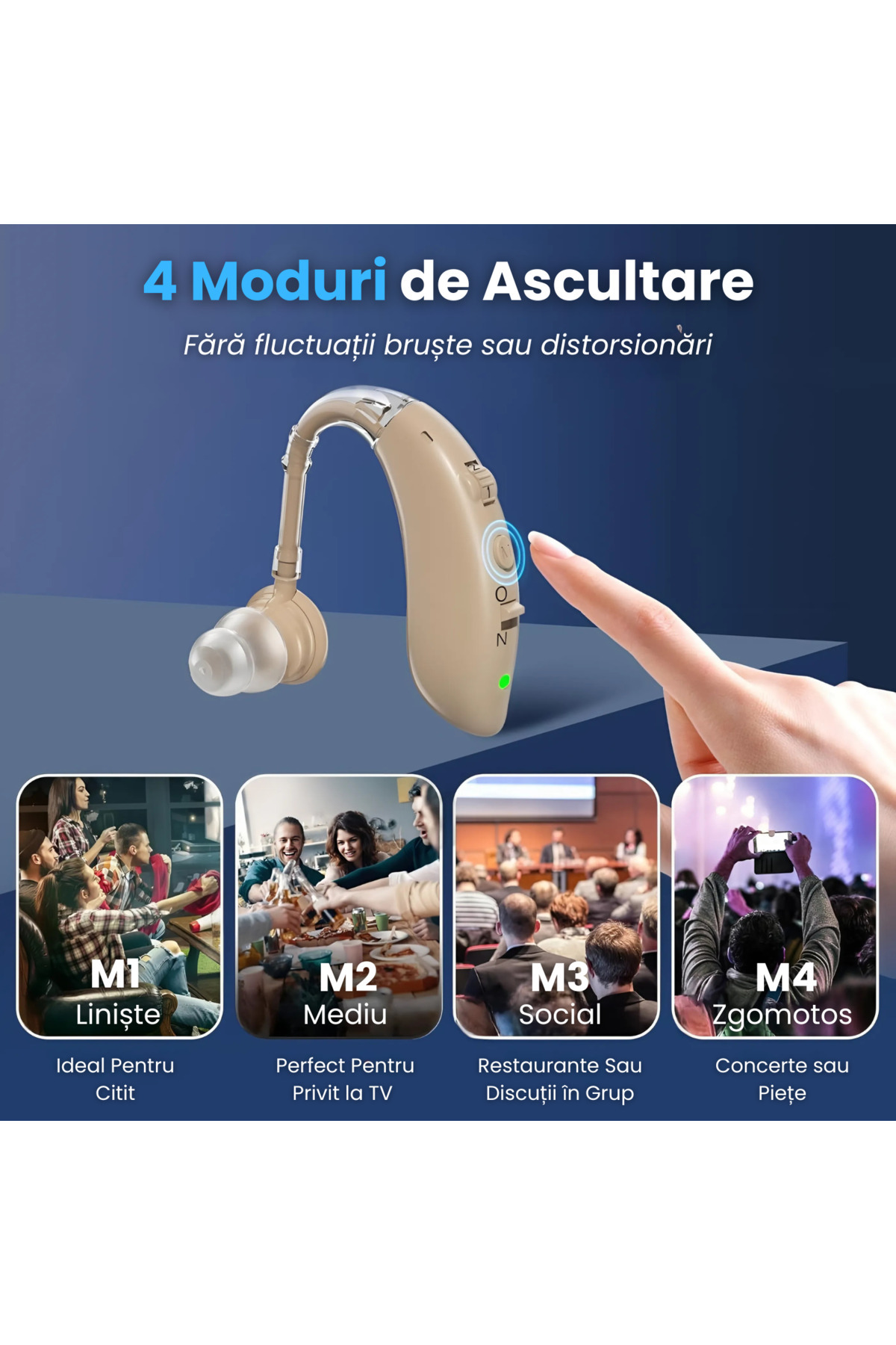 Vala Tech-2 X Auditive Device - Vala Tech®, 210h Autonomy, 130dB Amplification, Rechargeable, Noise Reduction 7