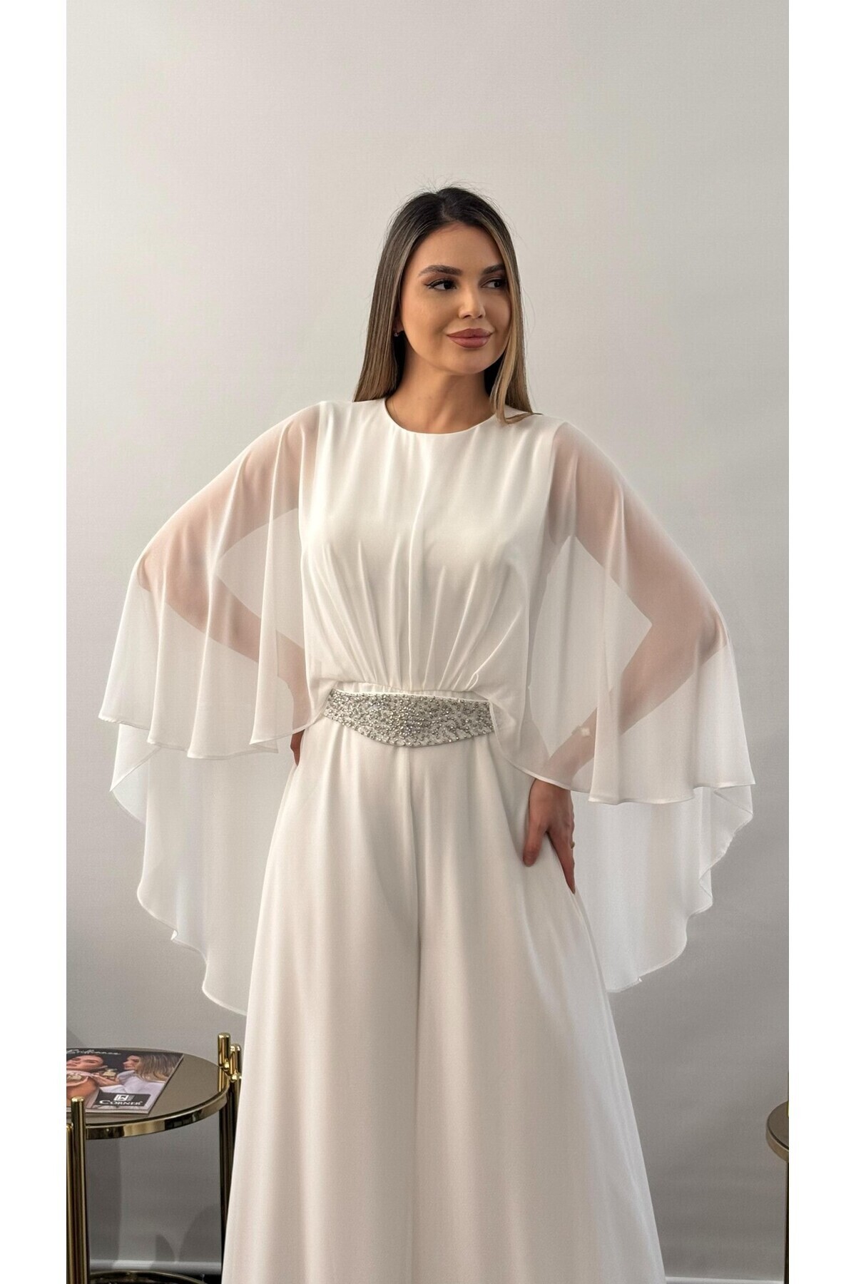 White Corner 3240 ŞİFON KUMAŞ TULUM