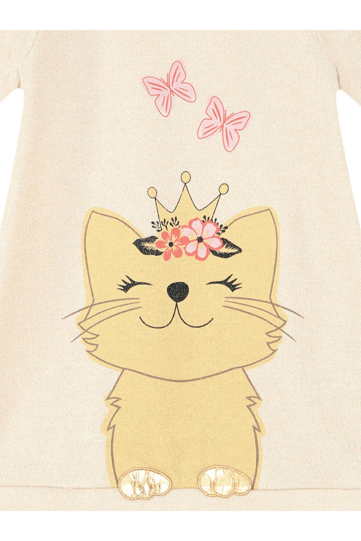 MSHB&G-Cat Dream Cat Gold Dore Stringed Shiny Mädchenkleid 5