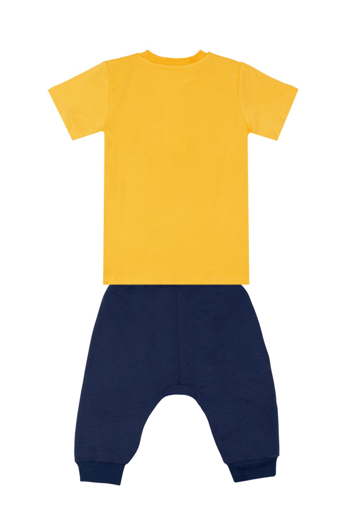 Denokids-Set pantaloni scurți capri cu tricou pentru băiat Kepçe 4