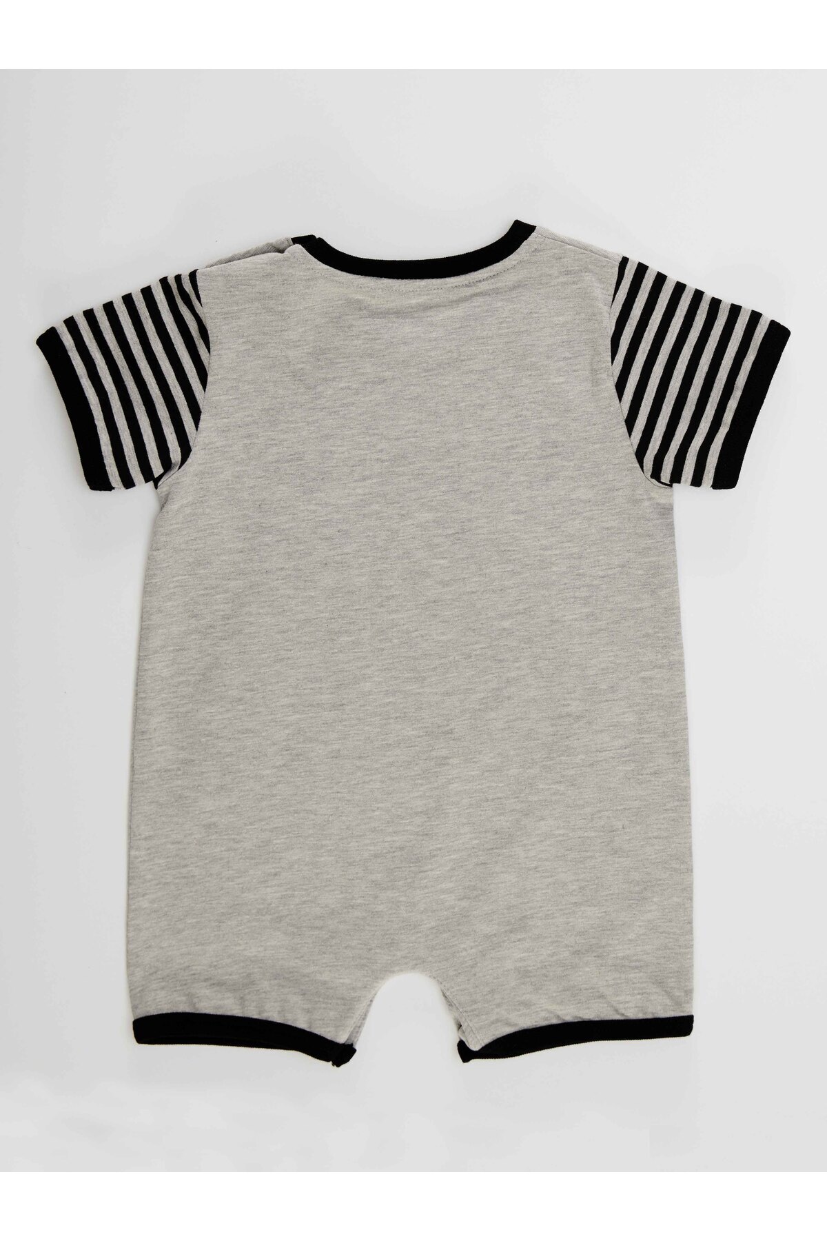 Denokids-Waschbär Baby Boy Grau Sommer Overall 4