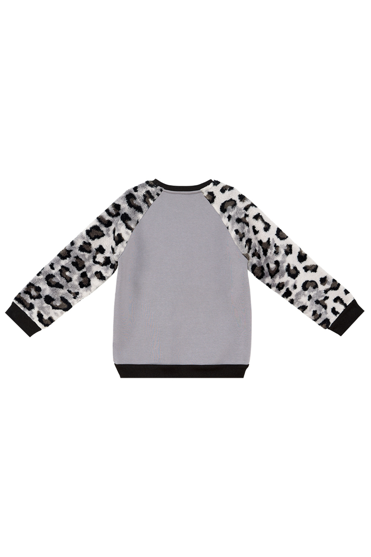 Denokids-Plüsch-Sweatshirt mit Leopardenmuster für Mädchen 4