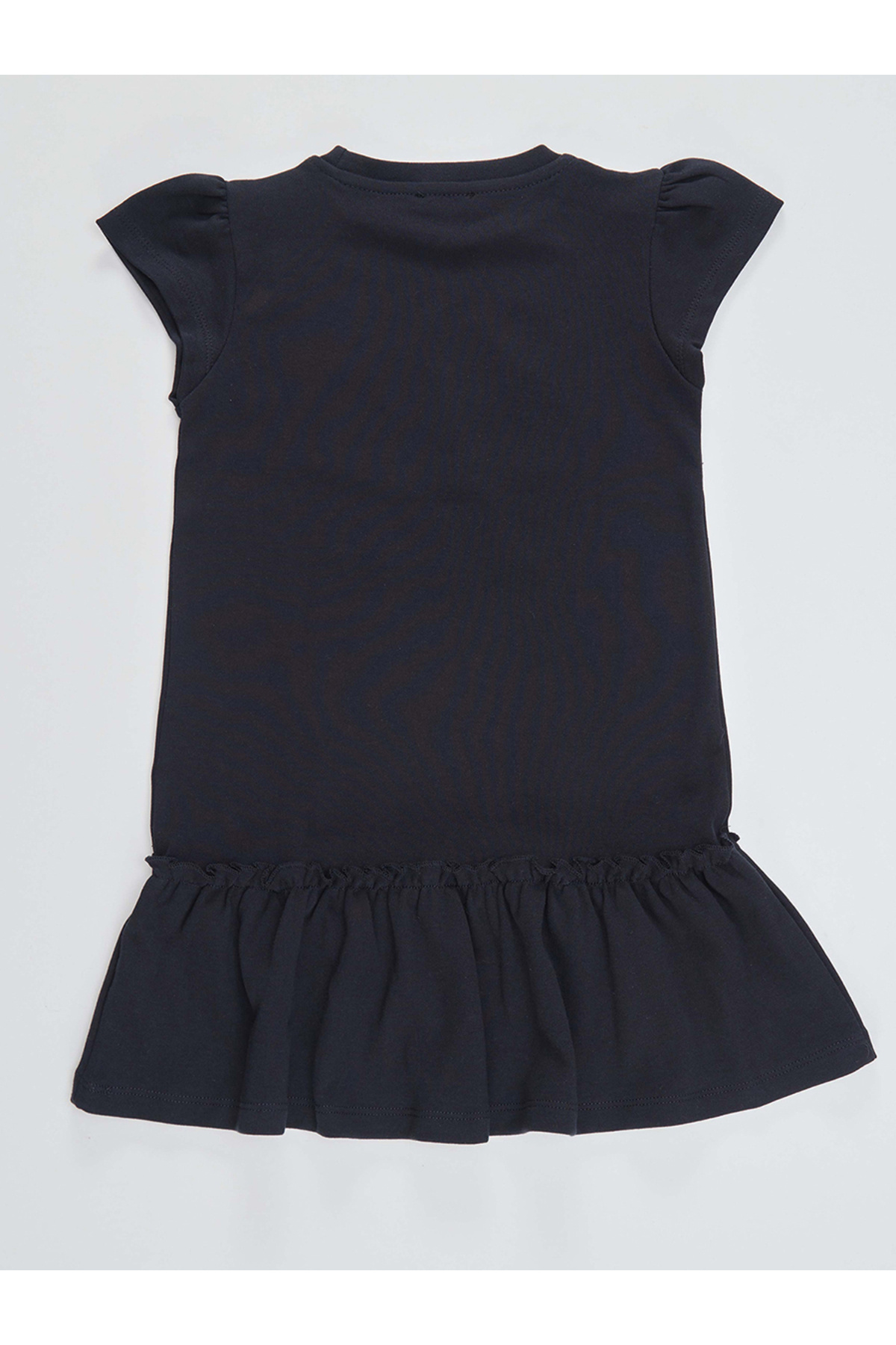 Denokids-Marineblaues Sommerkleid aus Baumwolle für Mädchen - Ice Cream Dream 4