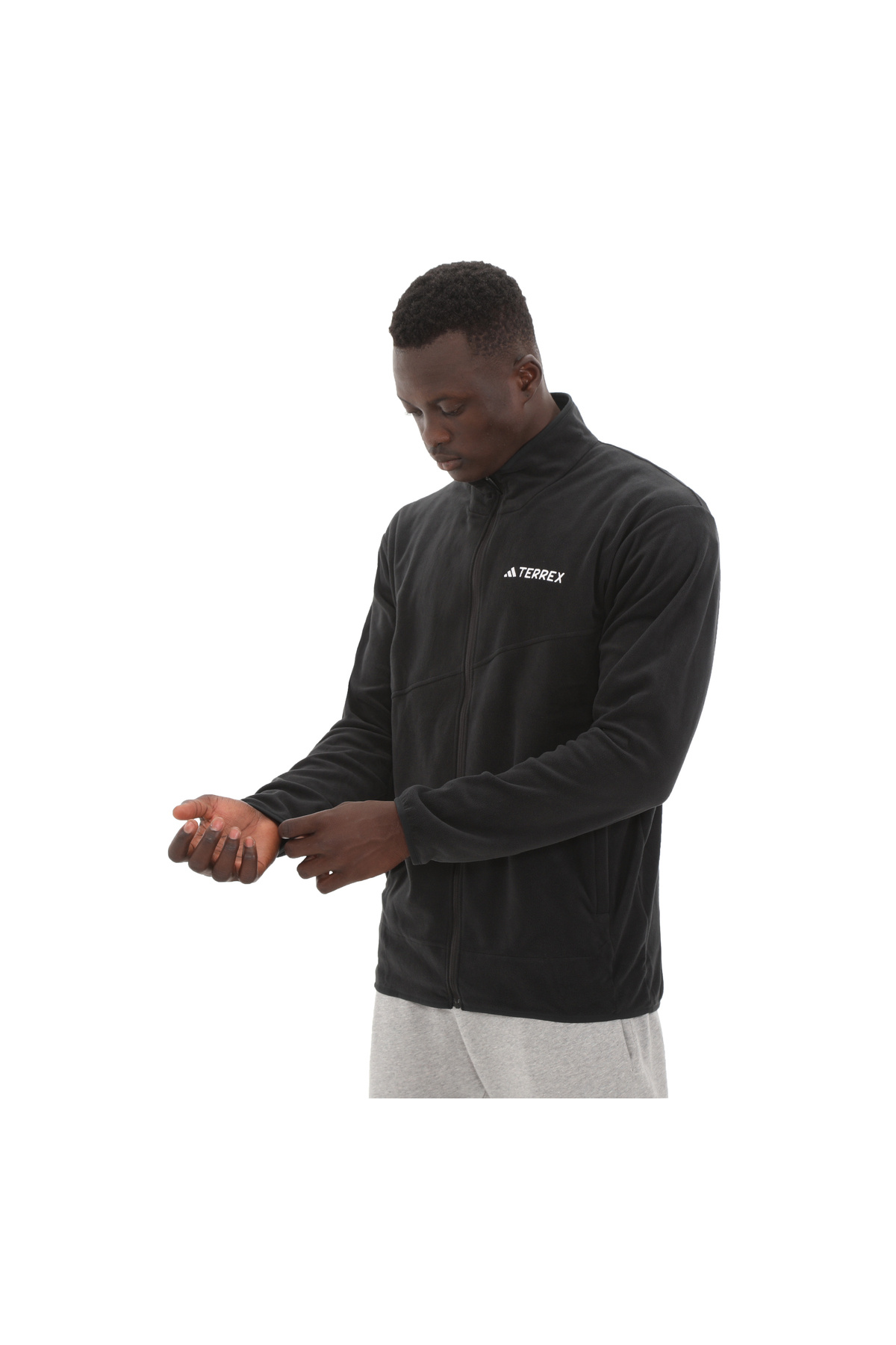 adidas-Top cu fermoar din lână Terrex Multi cu fermoar complet 3