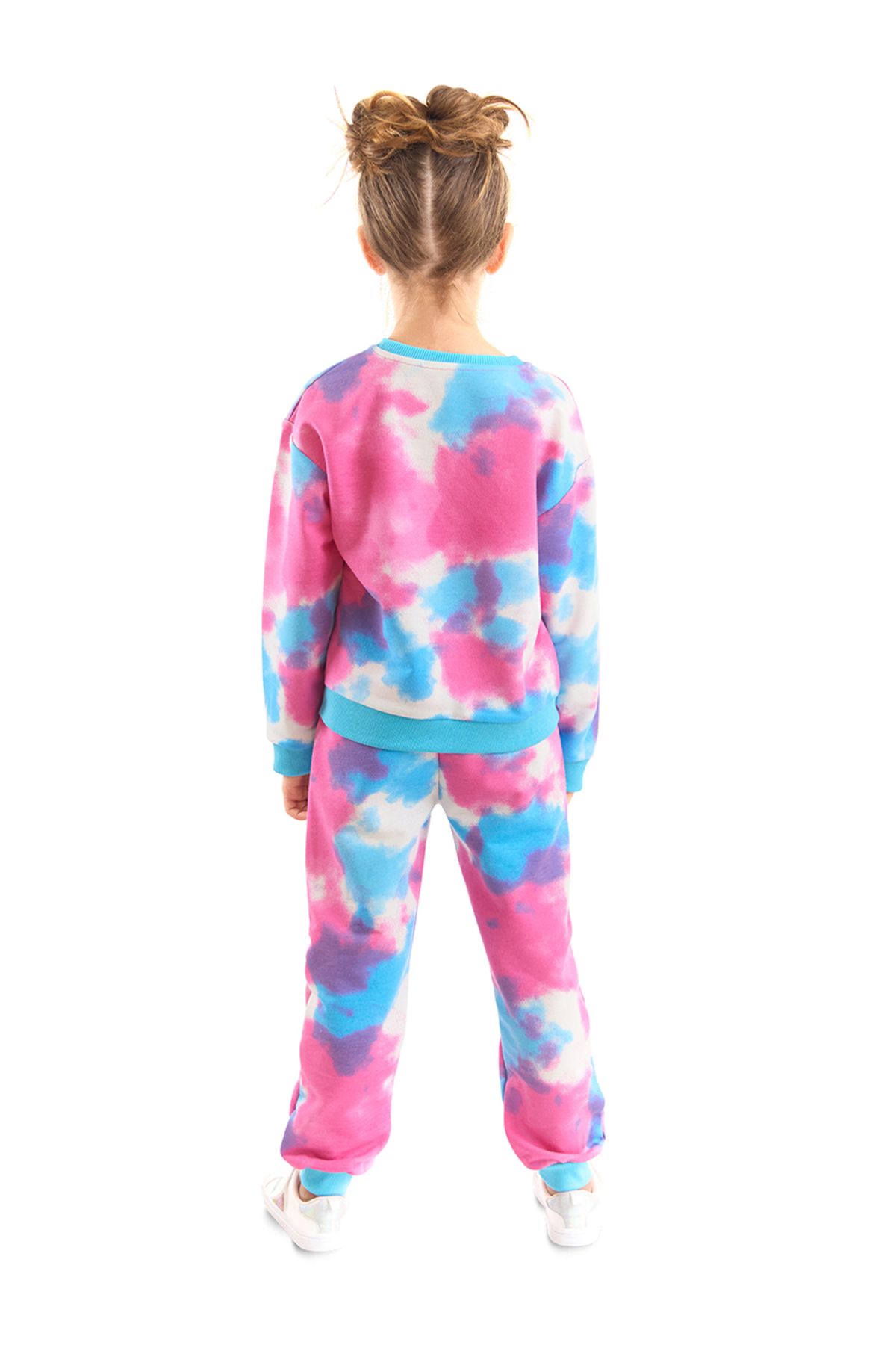 MSHB&G-Winter-Trainingsanzug-Set mit Batikmuster für Mädchen - Love 2