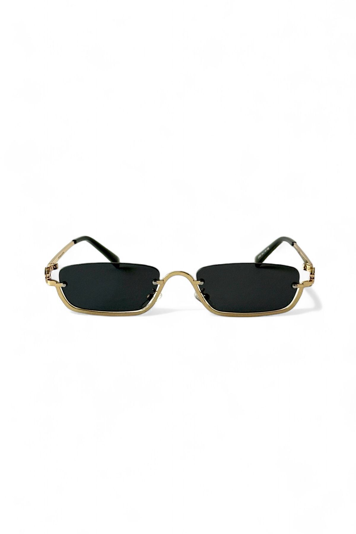 REN EYEWEAR-Gulite Sunglasses Metal Half Frame Silver Black 2024 Women's Modern New Season Ren Eyewear 4