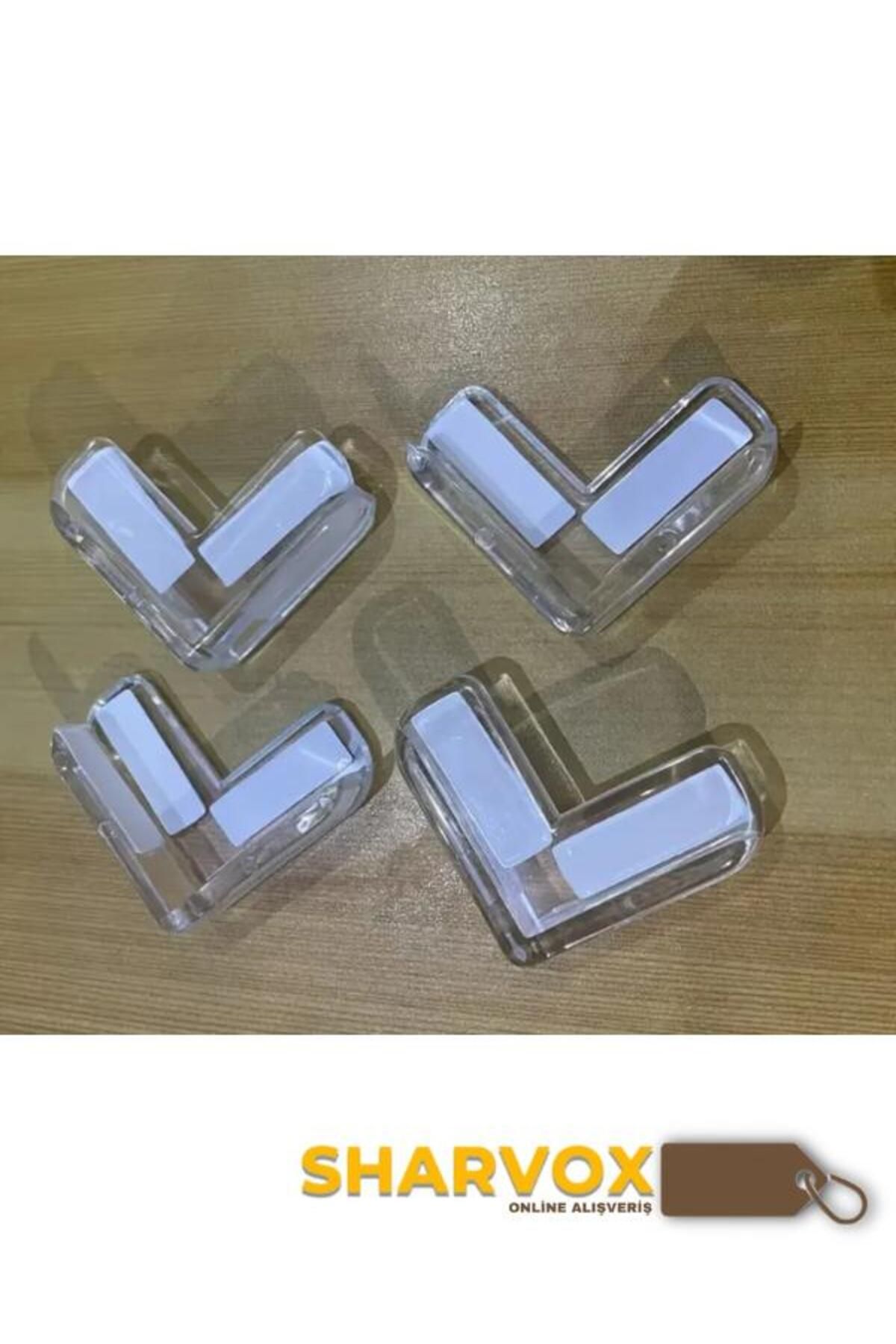 Sharvox-4-Piece Transparent Silicone Corner Protector – Protect Table, Coffee Table and Furniture Edges for Baby and Child Safety 7