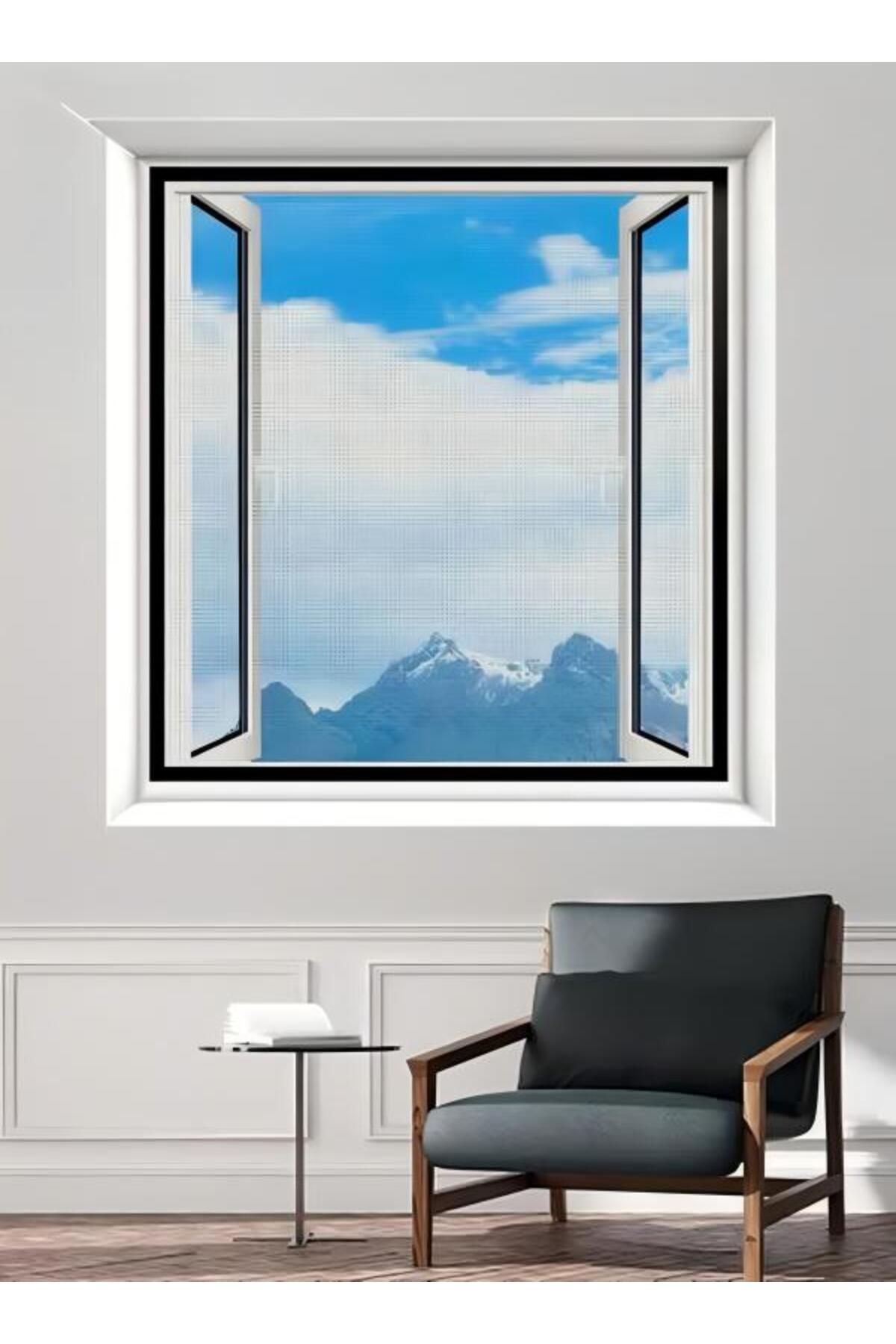 fun zone-Window Mosquito Net, Anti-Mosquito Removable Window Screen Net, Durable Fly Screen for Pet 4