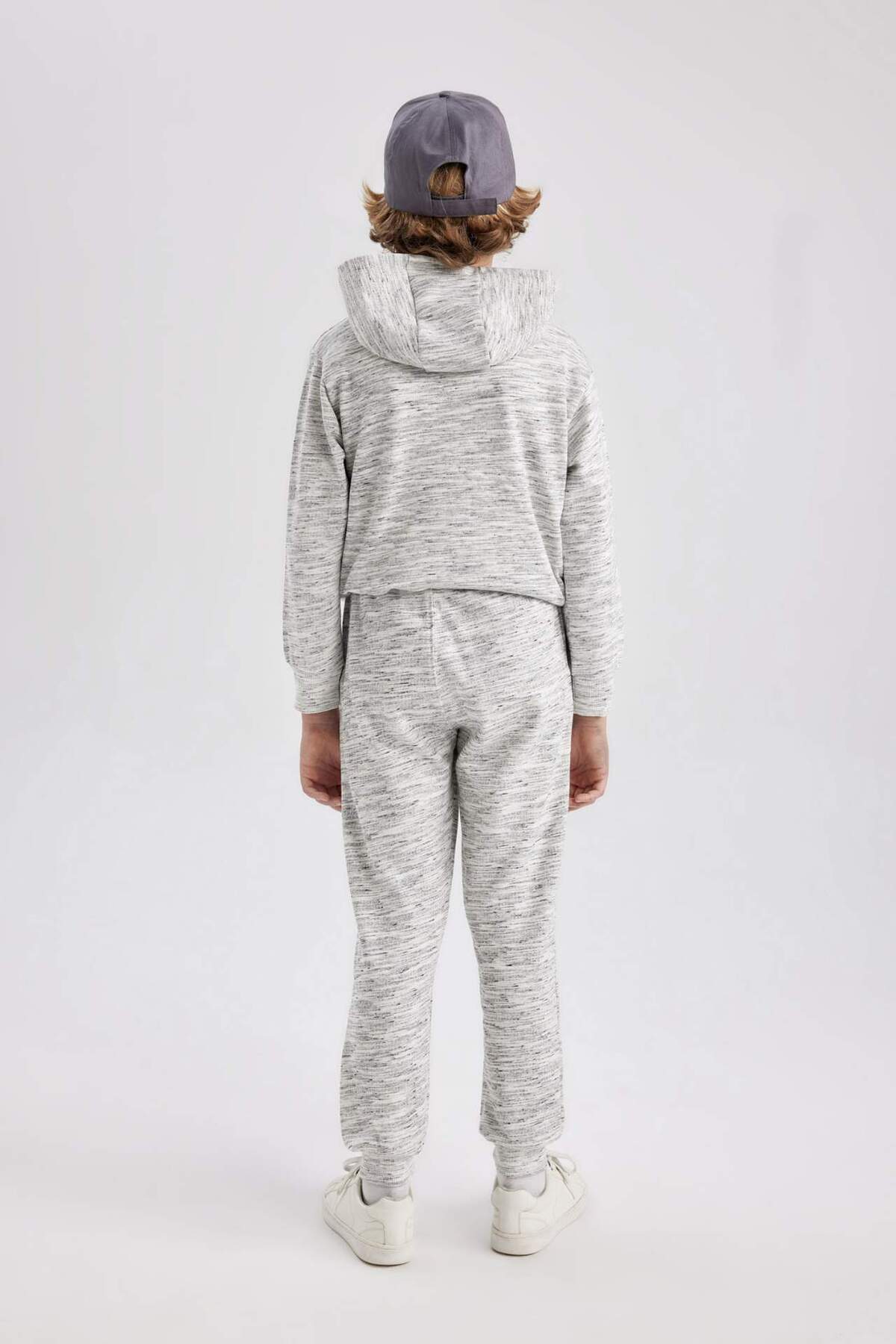 DeFacto-Boy's Jogger Sweatpants with Laced Waist and Elastic Leg Pockets B8915A823Cw 4