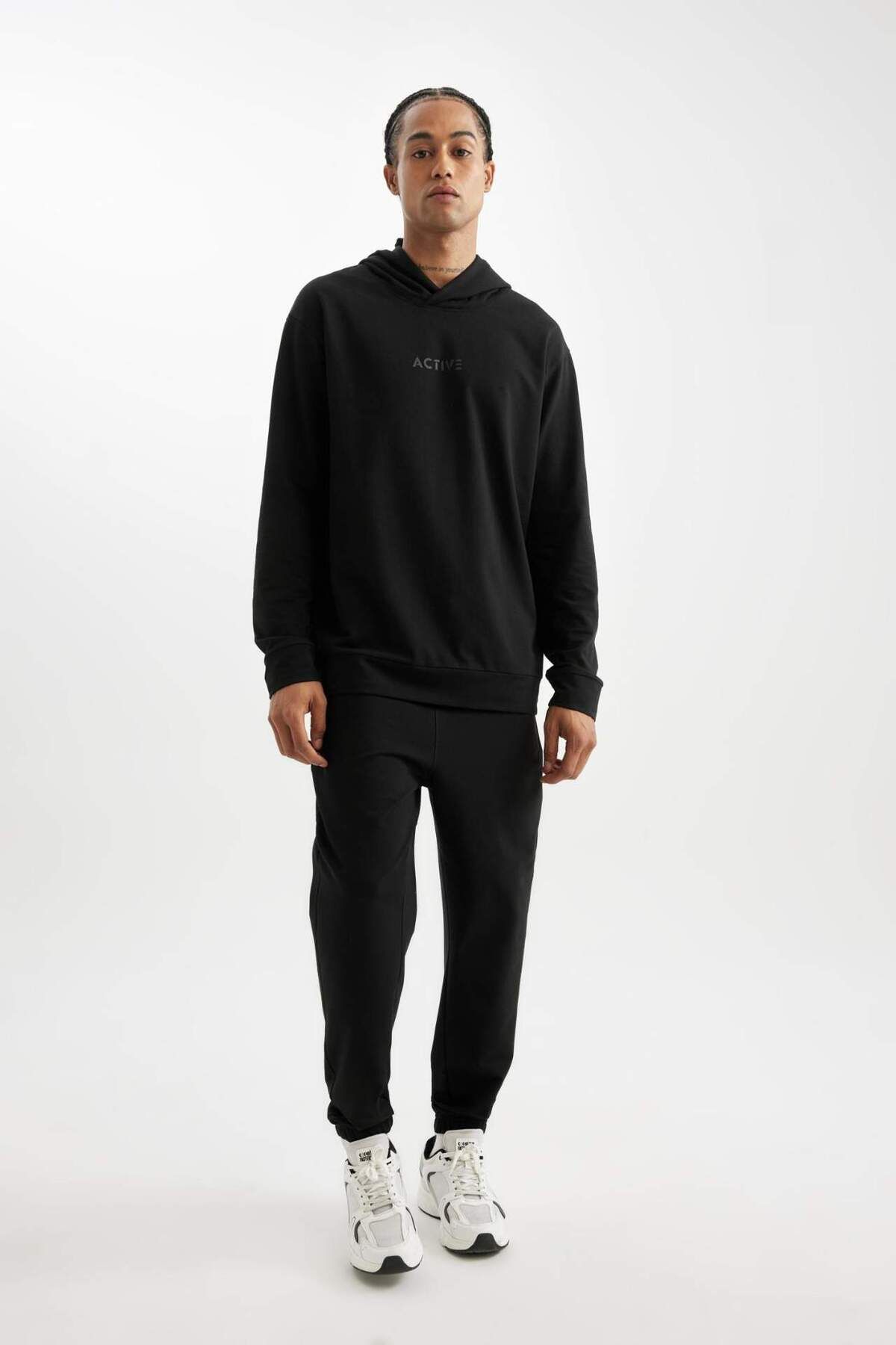 DeFacto-DeFactoFit Sportsman Jogger Jogginghose Standard-Fit Taille mit elastischen Bündchen mit Taschen D6830AX24AU 3
