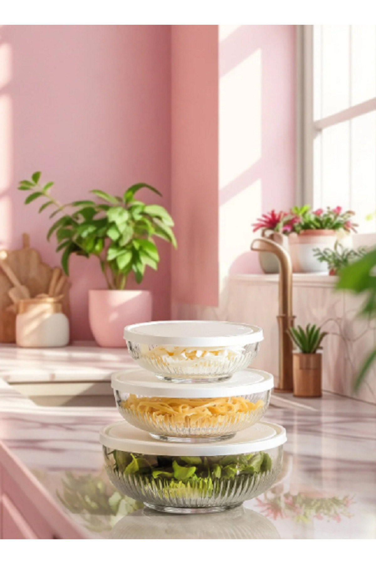 Metpa-Lav Tokyo Storage Container 3 Sizes White Storage Box with Lid 1