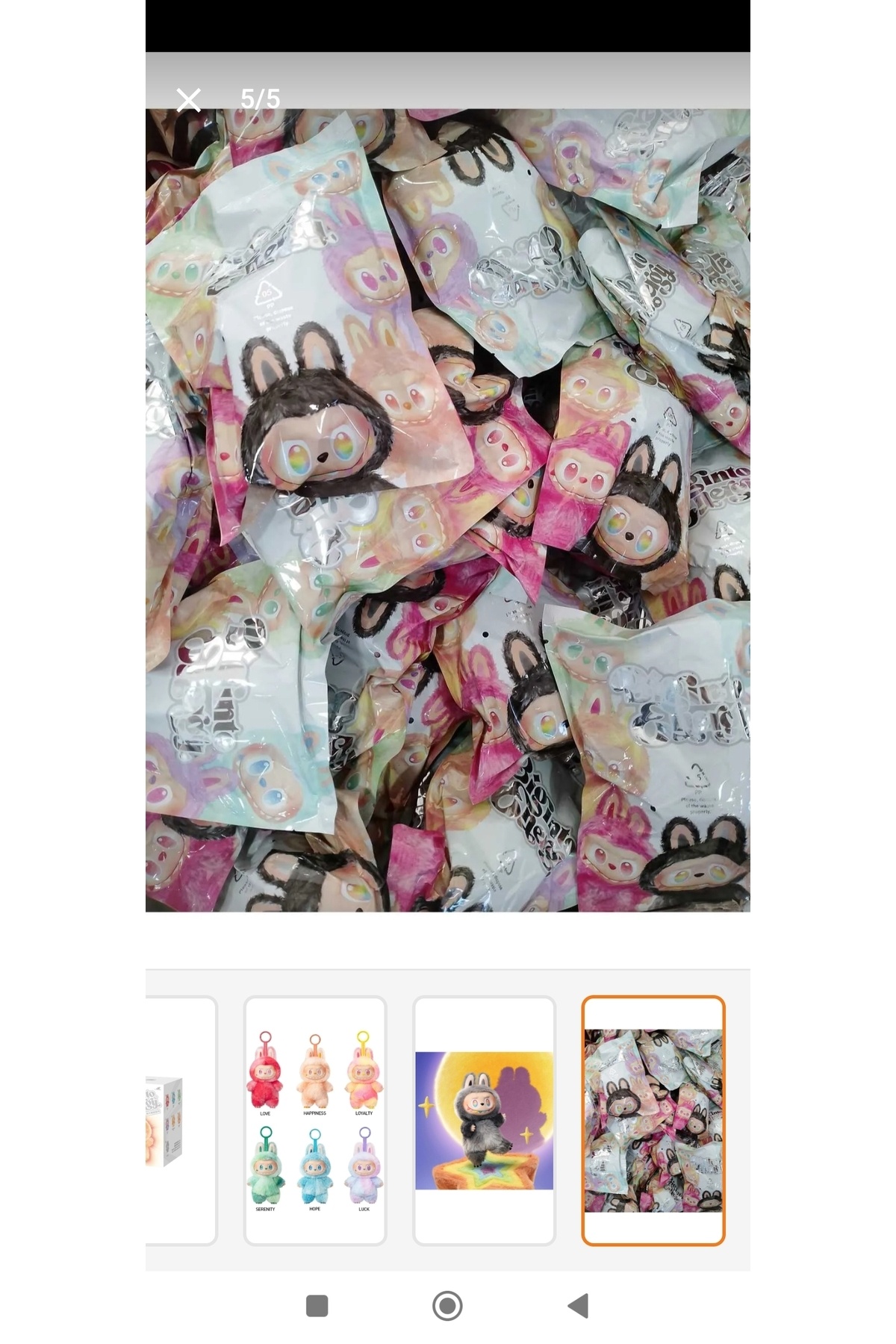 Romea-Labubu Toy Keychain - Original Package Closed Without Box - Choose Your Character 4