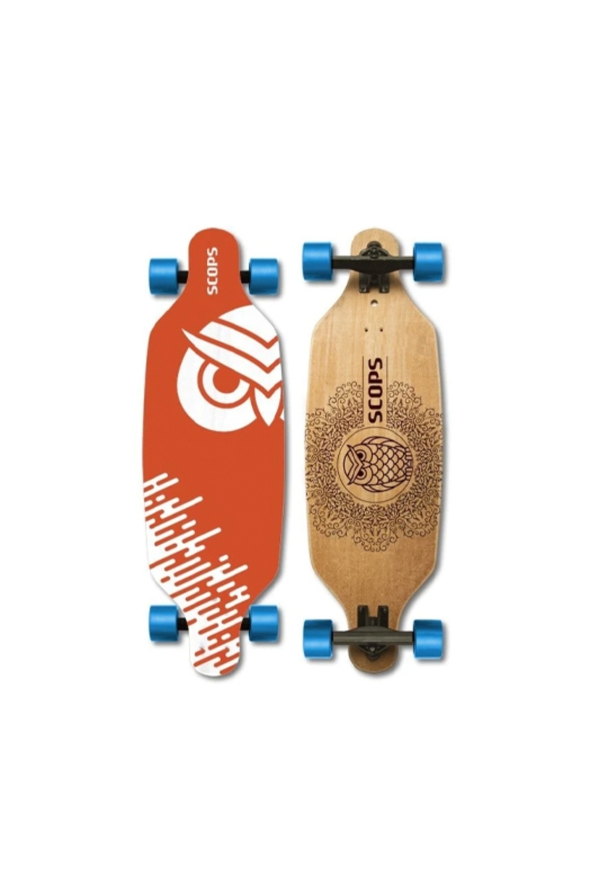 SCOPS Elvo Longboard - Ahşap Kaykay