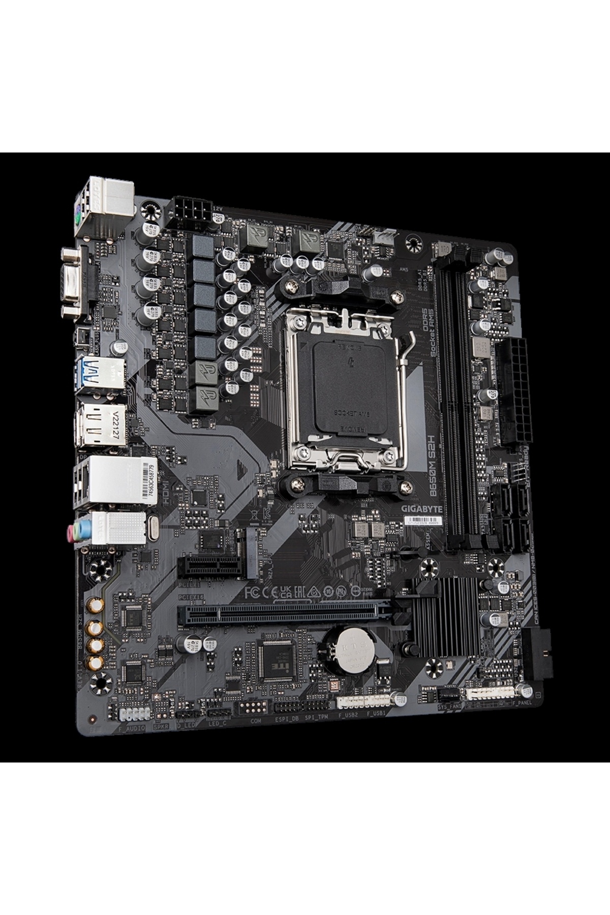 Gigabyte-B650M S2H 6400Mhz(Oc) Ddr5 Socket Am5 M.2 HDMI Dp D-Sub Matx Motherboard 3
