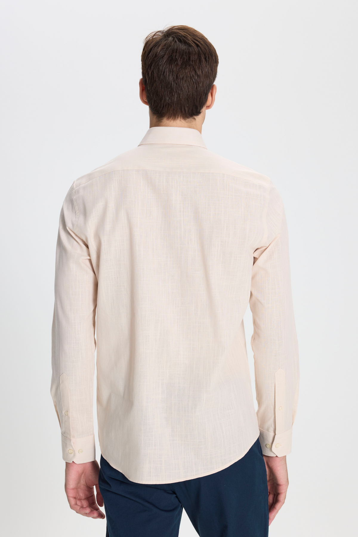 George Henry  Slim Fit Dar Kesim Erkek Gömlek - Görsel 3