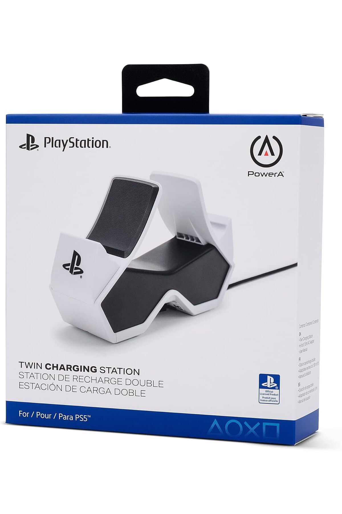 Generic-Twin Controller Charging Station for PS5 | Fast Dual Wireless Charging Dock with AC Adapter 6