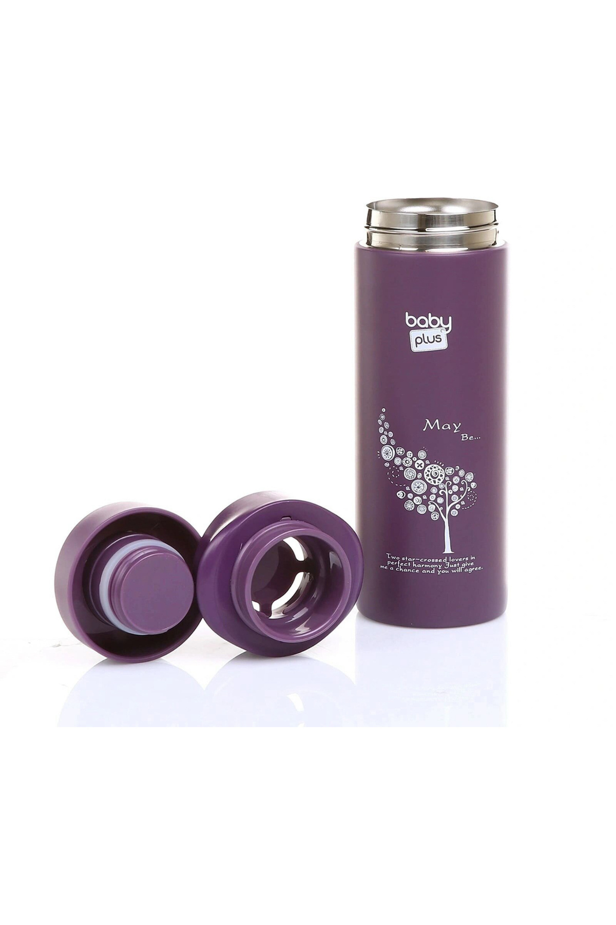 Baby Plus Paslanmaz Çelik Bebek Mama Saklama Termosu Baby&Plus fotoğrafı 4 (önizleme)