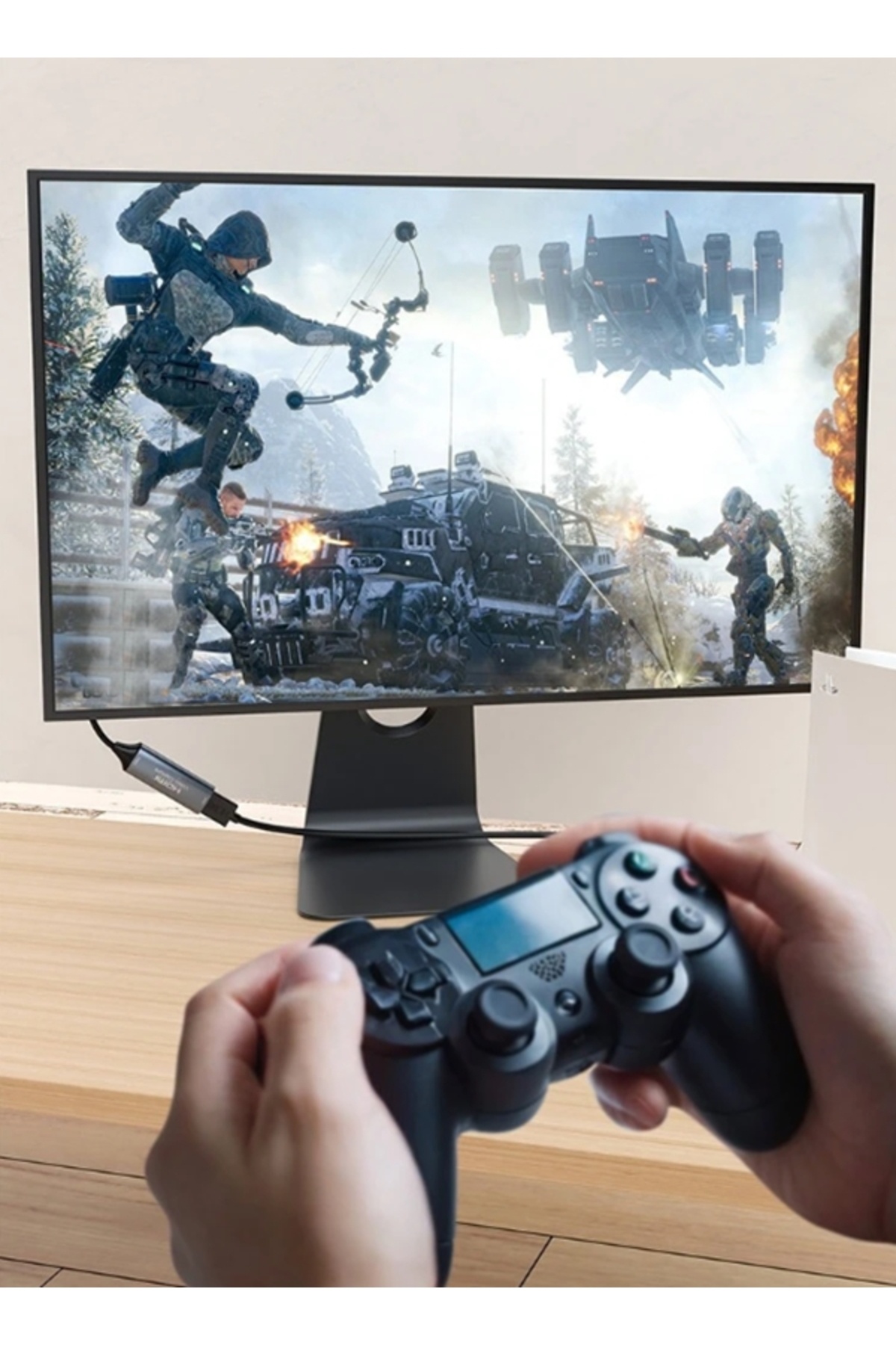 gaman-بطاقة التقاط الفيديو بدقة 4K HDMI إلى محول فيديو الكمبيوتر من النوع C 2