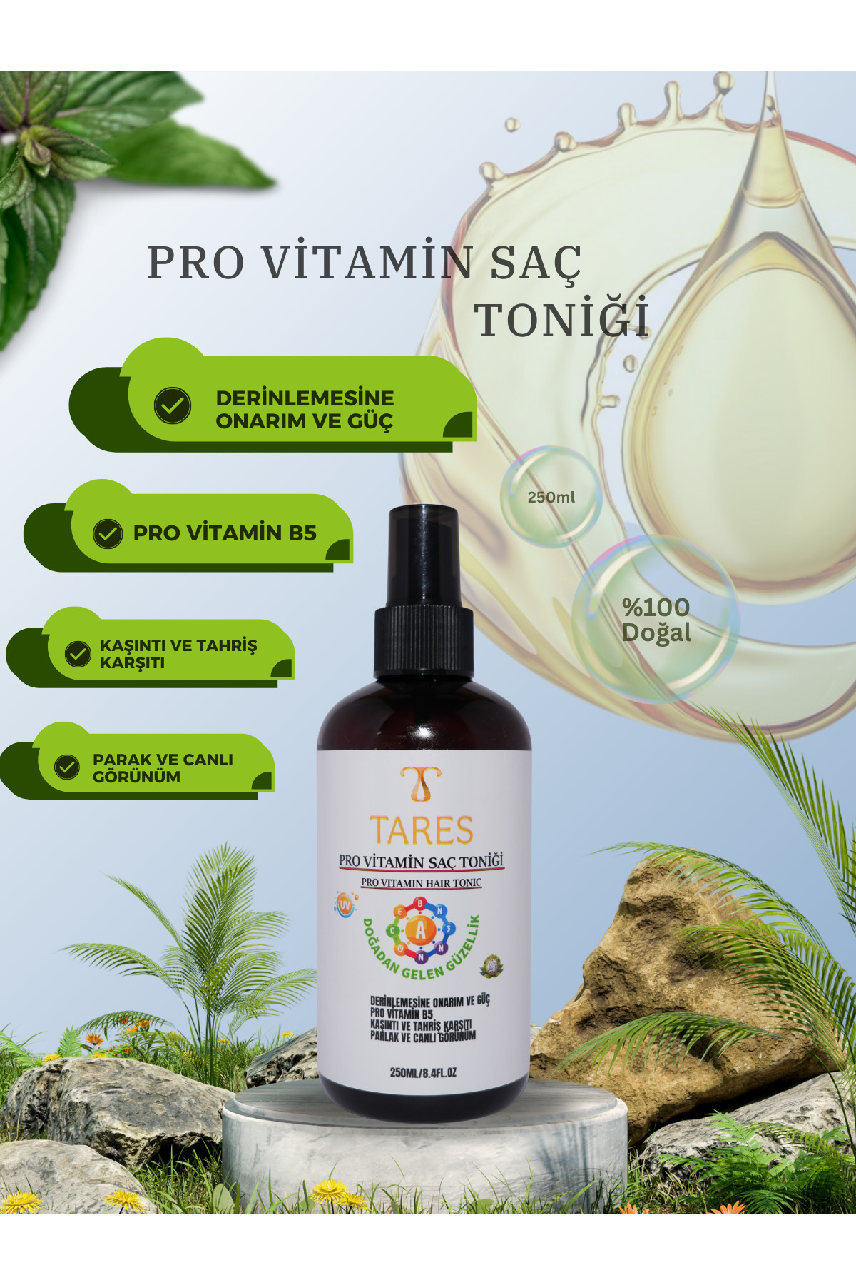 Tares Pro Vitamin Saç Toniği