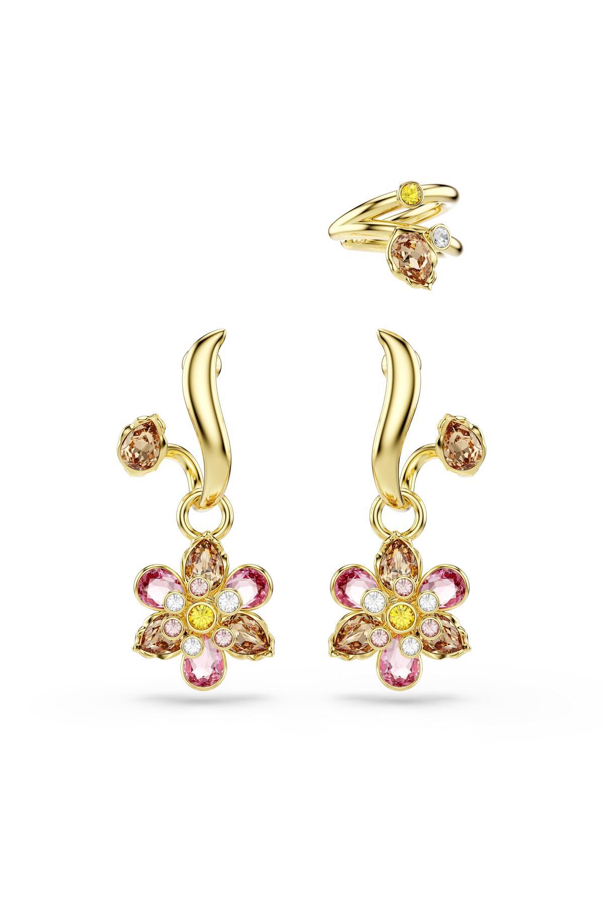سواروسکی 5732386 Earring Idyllia:Pe Mini Pink Mul/Gos