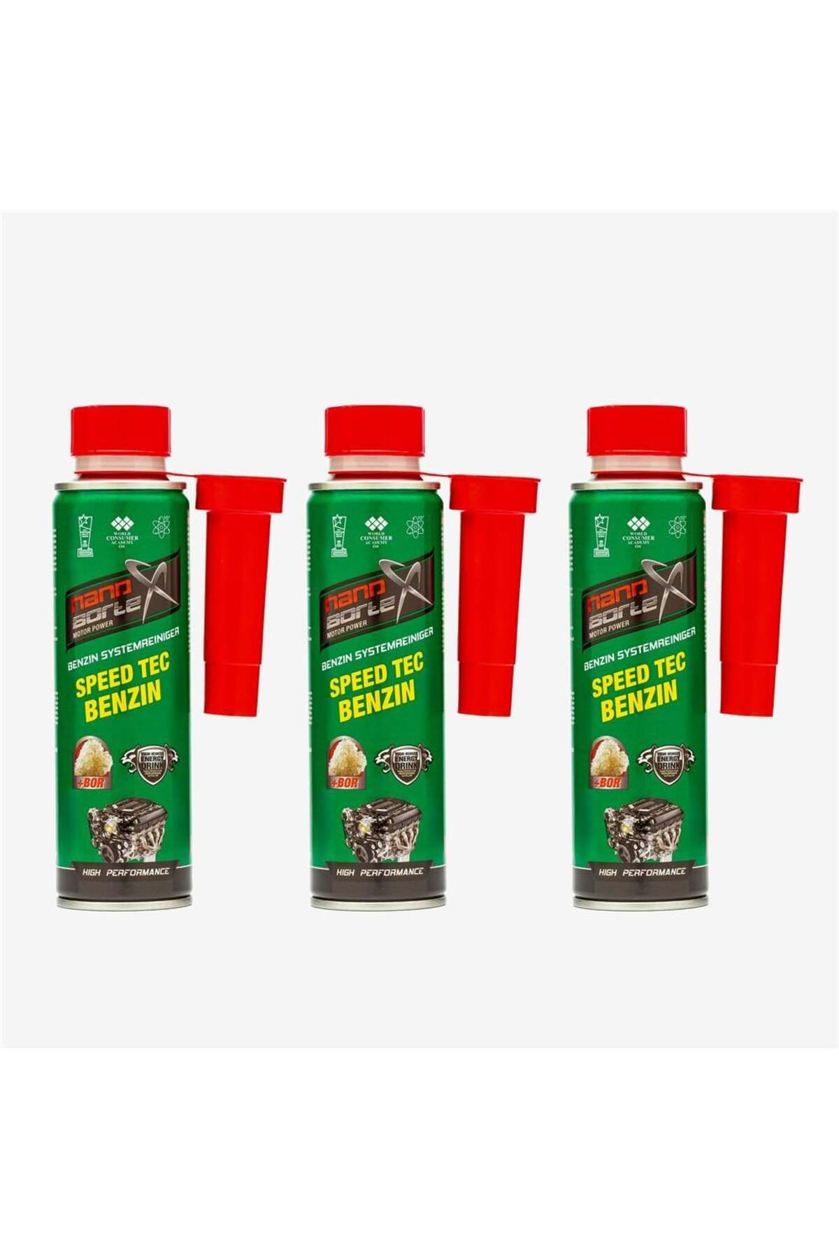 Nanobortex Benzin Yakıt Katkısı 300 Ml 3 Lü
