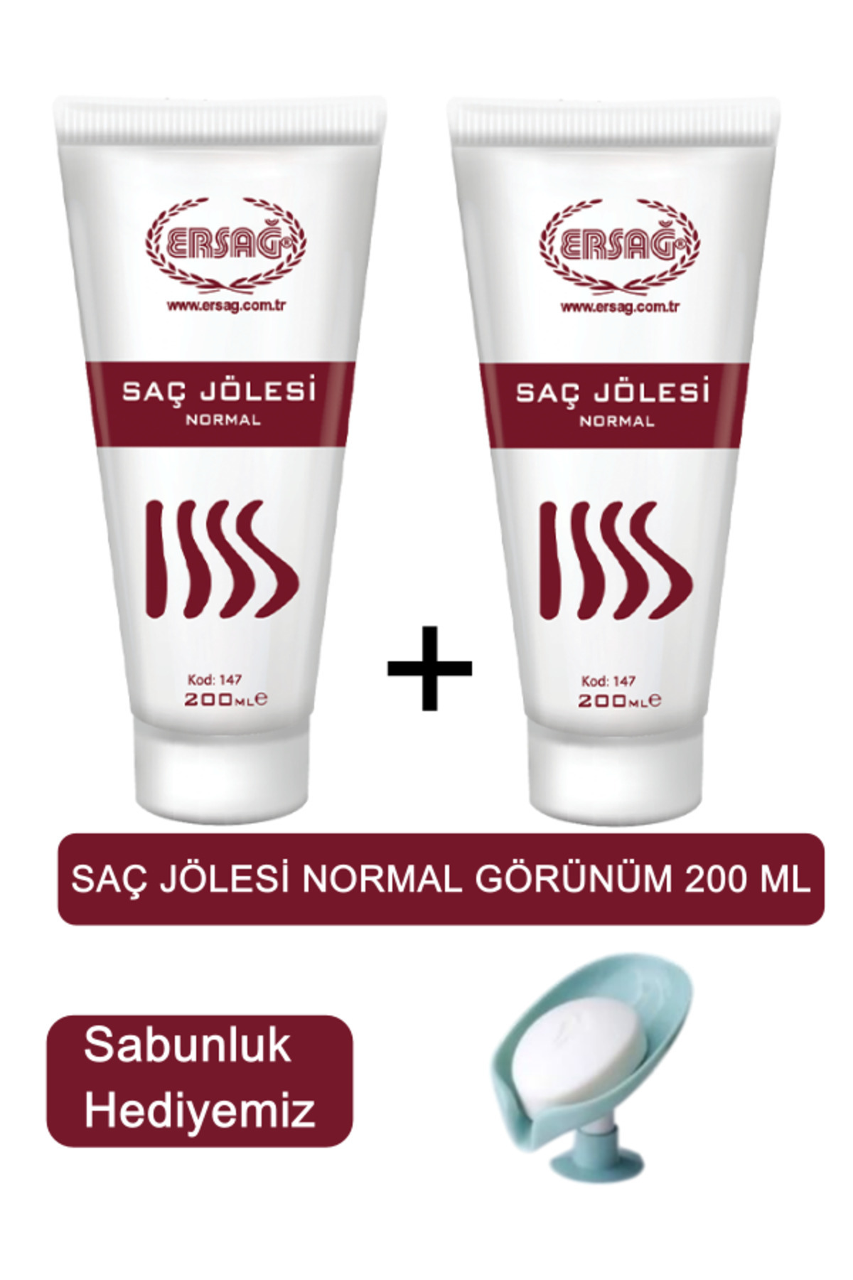 Ersağ Saç Jölesi Normal Görünüm 200 ML - Sabunluk Hediyemiz 147-13