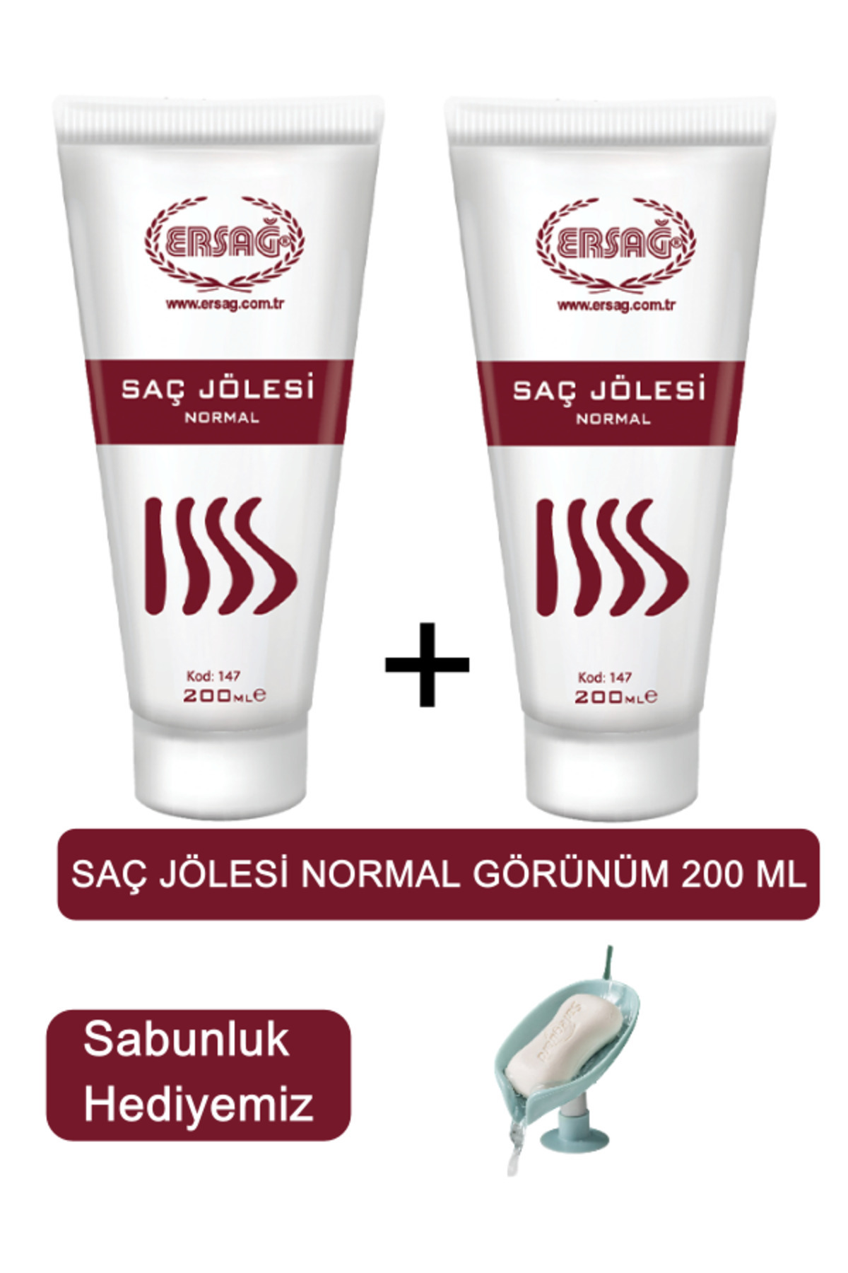 Ersağ Saç Jölesi Normal Görünüm 200 ML - Sabunluk Hediyemiz 147-16
