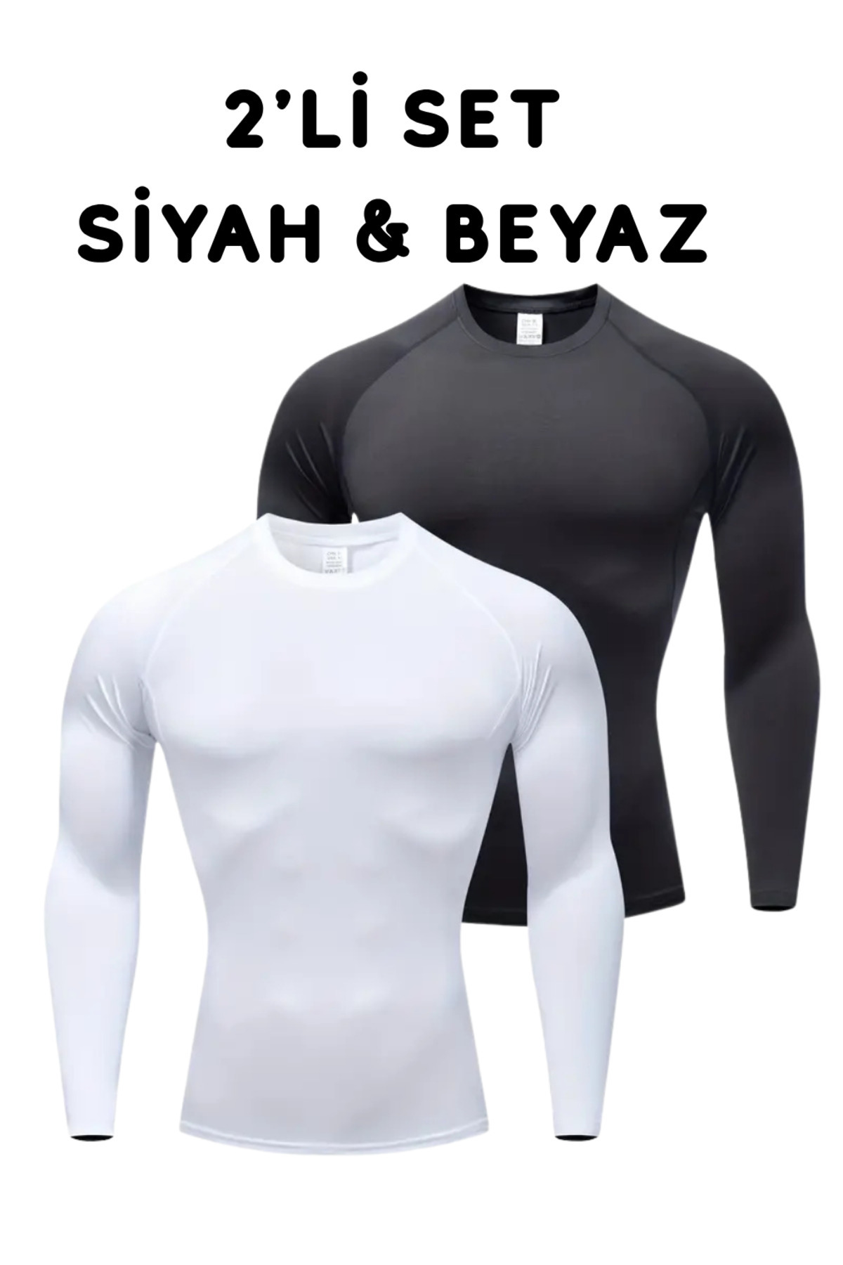 RUTBİL SPORTS FUTBOL BODY-FİTNESS BODY-KOŞU & EGZERSİZ BODY - BİSİKLET YAKA BASKETBOL & VOLEYBOL BODY 2'Lİ SET