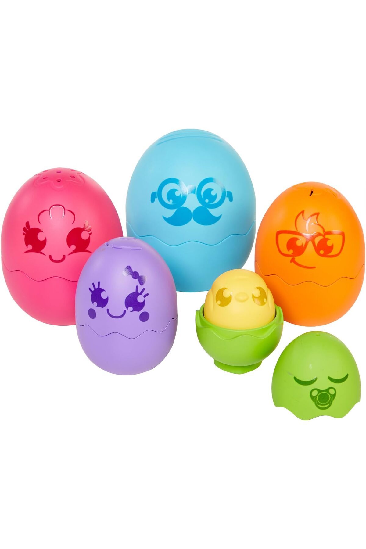 erorex-E73564 New Hide & Squeak Nesting Eggs 1