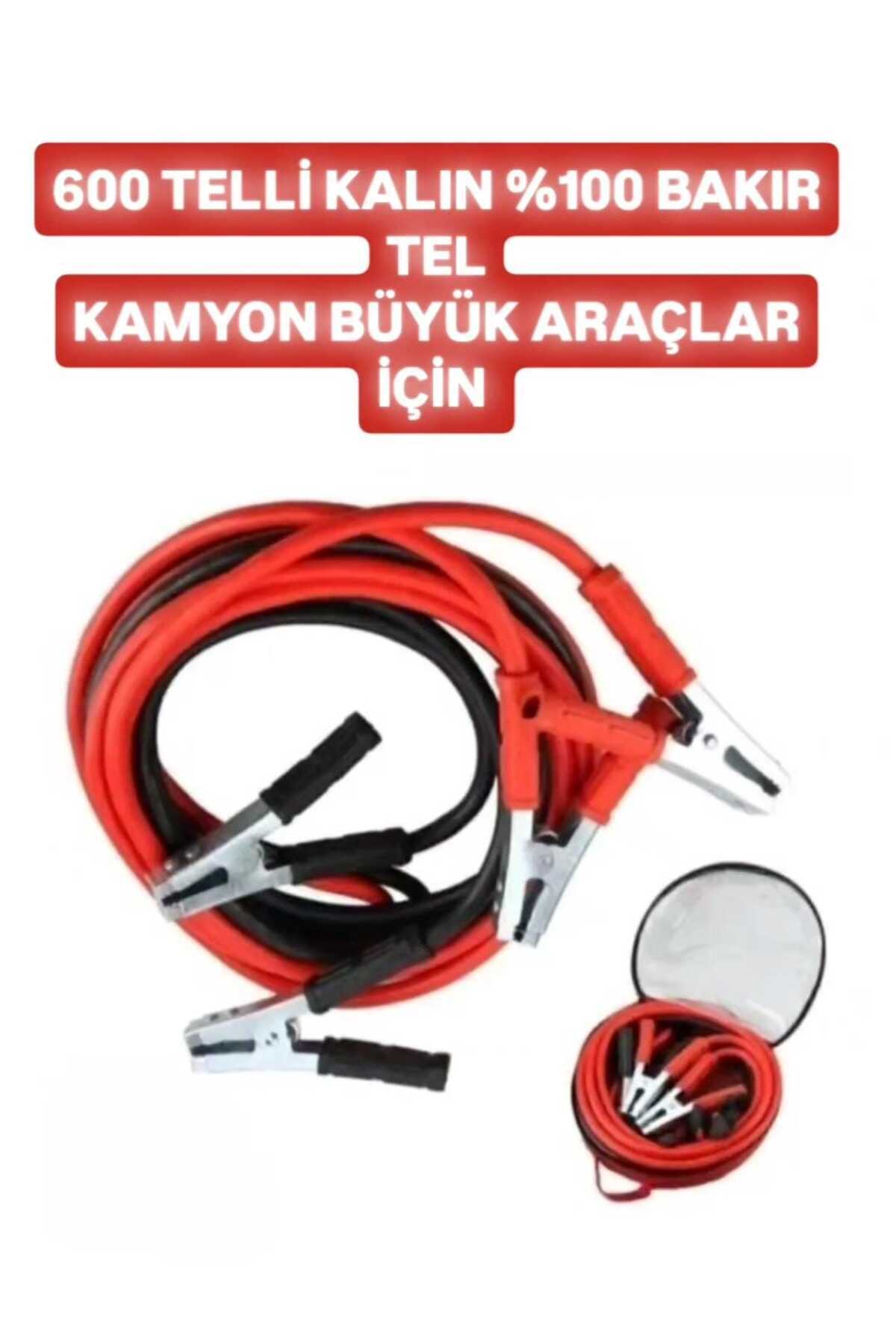 SELTEL 2500 Amper Kalın Akü Takviye Kablosu 2.15 Metre Kalın %100 Bakır