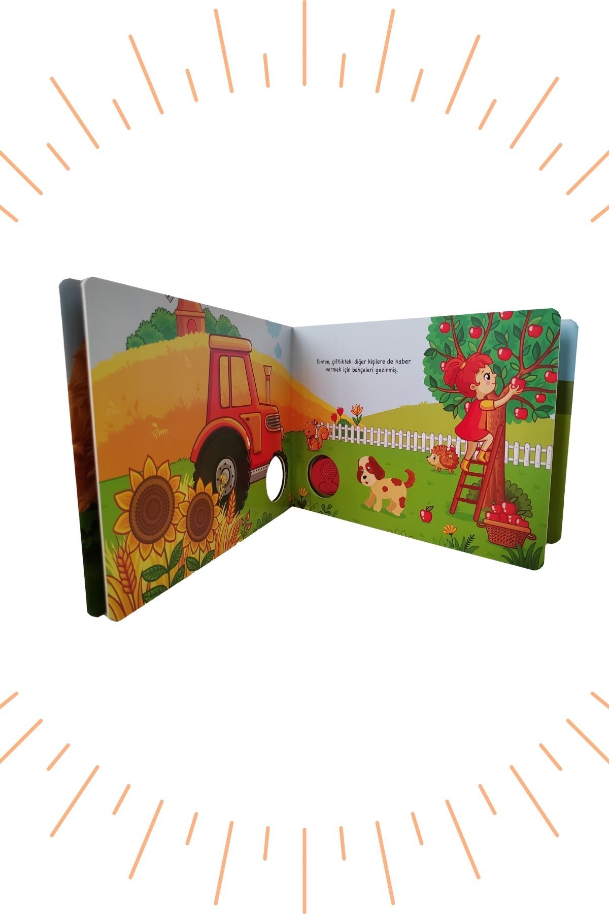 Kids Babies SESLİ KİTAP TRAKTÖR & KEDİ fotoğrafı 5 (önizleme)