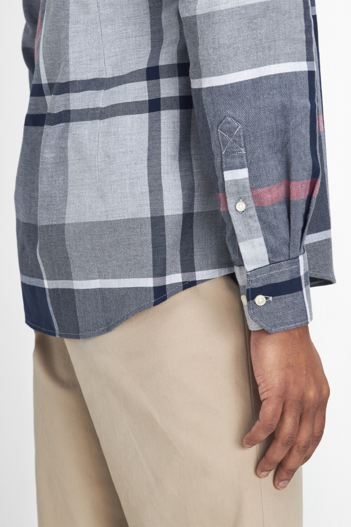 پیراهن مردانه آستین بلند | باربور Barbour MSH4980-T21 - تصویر 7