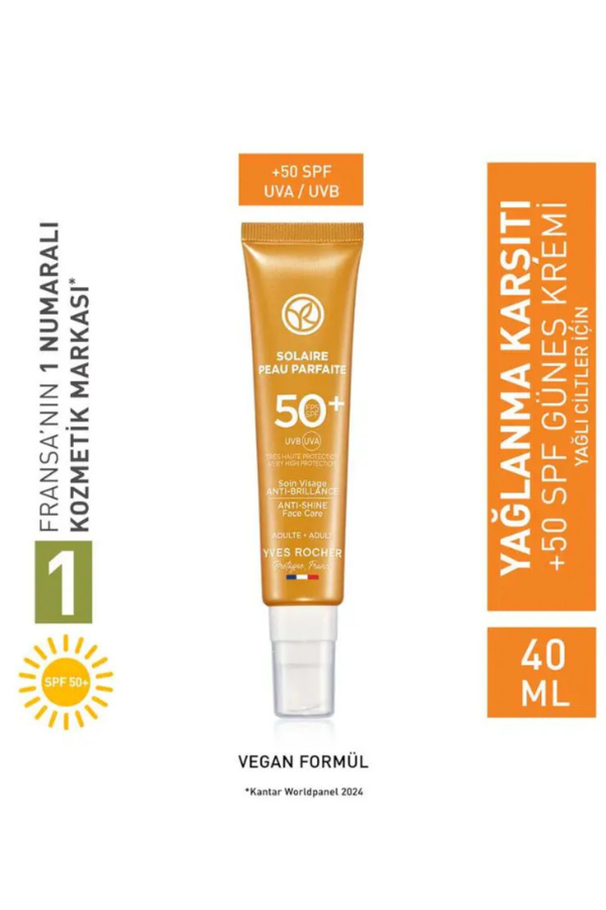 کرم صورت ایوروشه Bitkisel SPF50+ Yüz Kremi