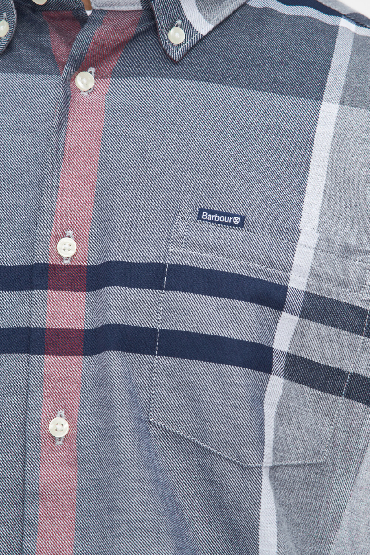 پیراهن مردانه آستین بلند | باربور Barbour MSH4980-T21 - تصویر 8