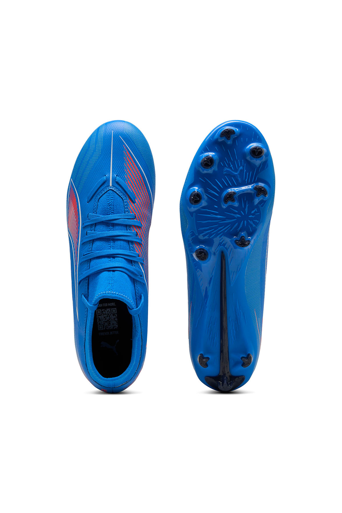 Puma Ultra 6 Play Fg/Ag Erkek Mavi Futbol Krampon 10853201 görsel 3
