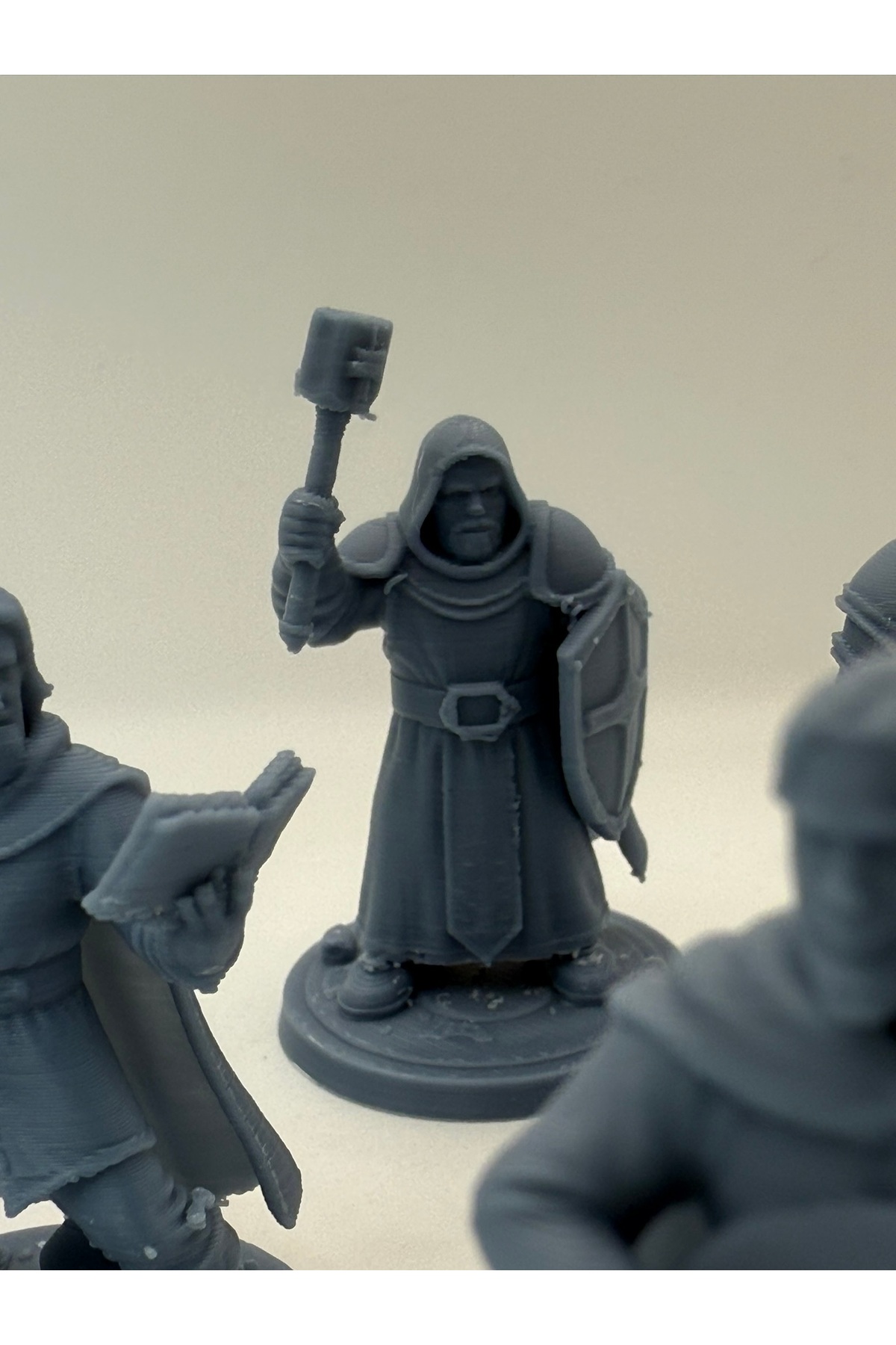 Set di 7 figure di eroi maghi: mini gioco da tavolo stampato in 3D e statuetta da collezione (5 cm)