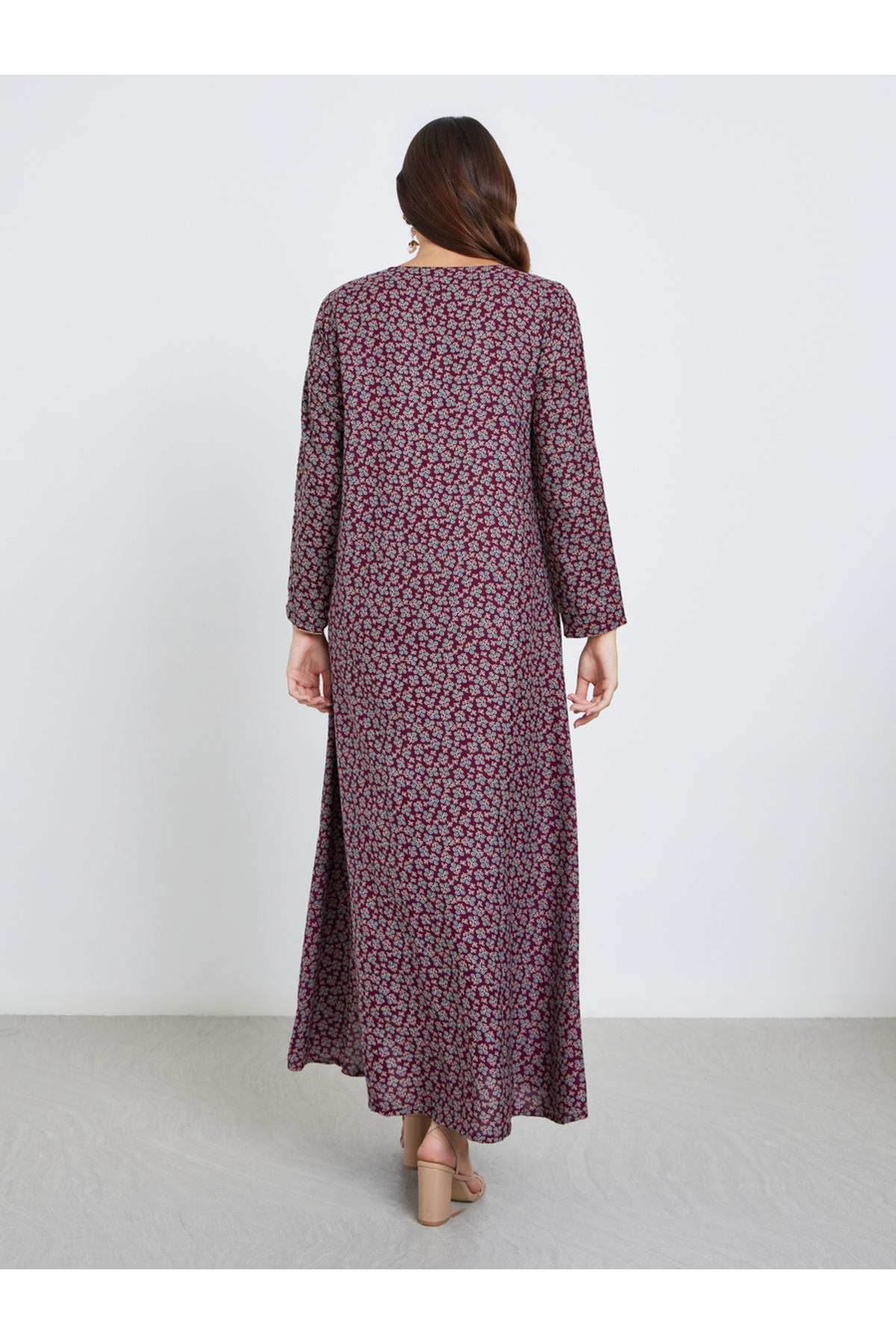 Maxim Creation By Styli-Multi Thread Embroidery Jalabiya with All Over Print 5