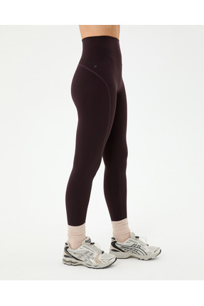 Ayma Active Kadın Mürdüm Koyu Mor Dikiş Detaylı Motion Tayt - Geri Dönüştürül...