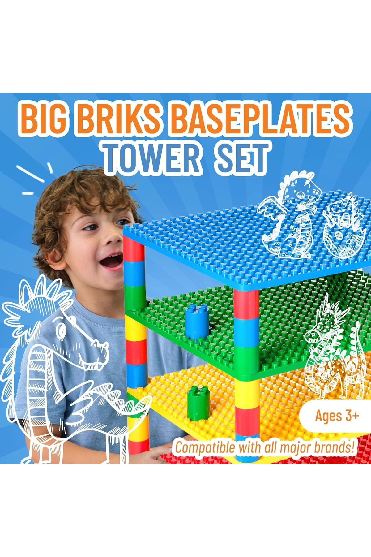 Strictly Briks-LEGO-style construction toy for developing imagination and skills, 48 pieces 2