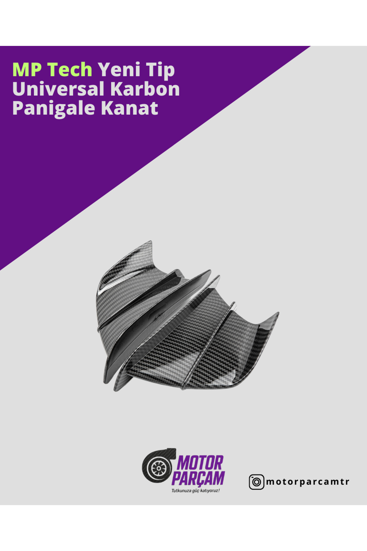 MP Tech Yeni Tip Universal Karbon Panigale Kanat