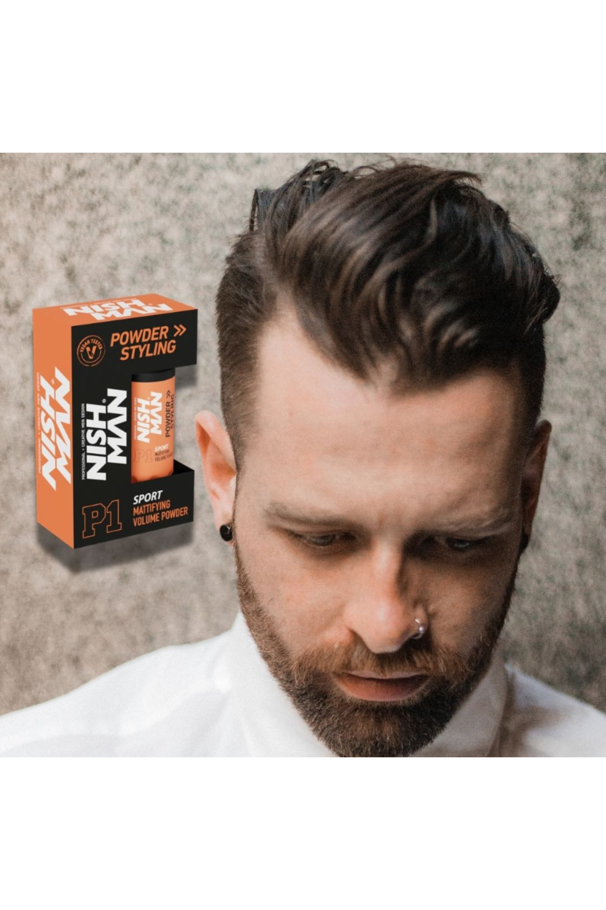 NISHMAN Saç Şekillendirici Toz Wax P1 Sport / Oynanabilir Yapı