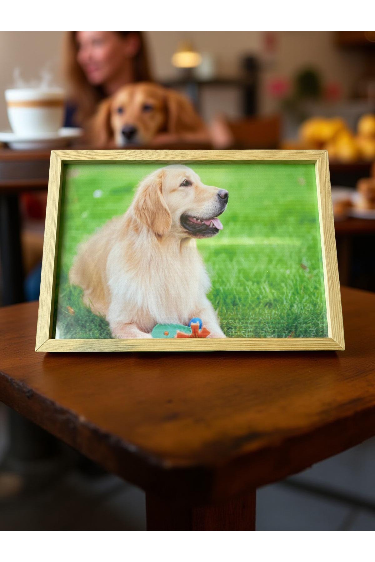 Natural Wood Channel Frame – 21x30 Feet Photo Frame