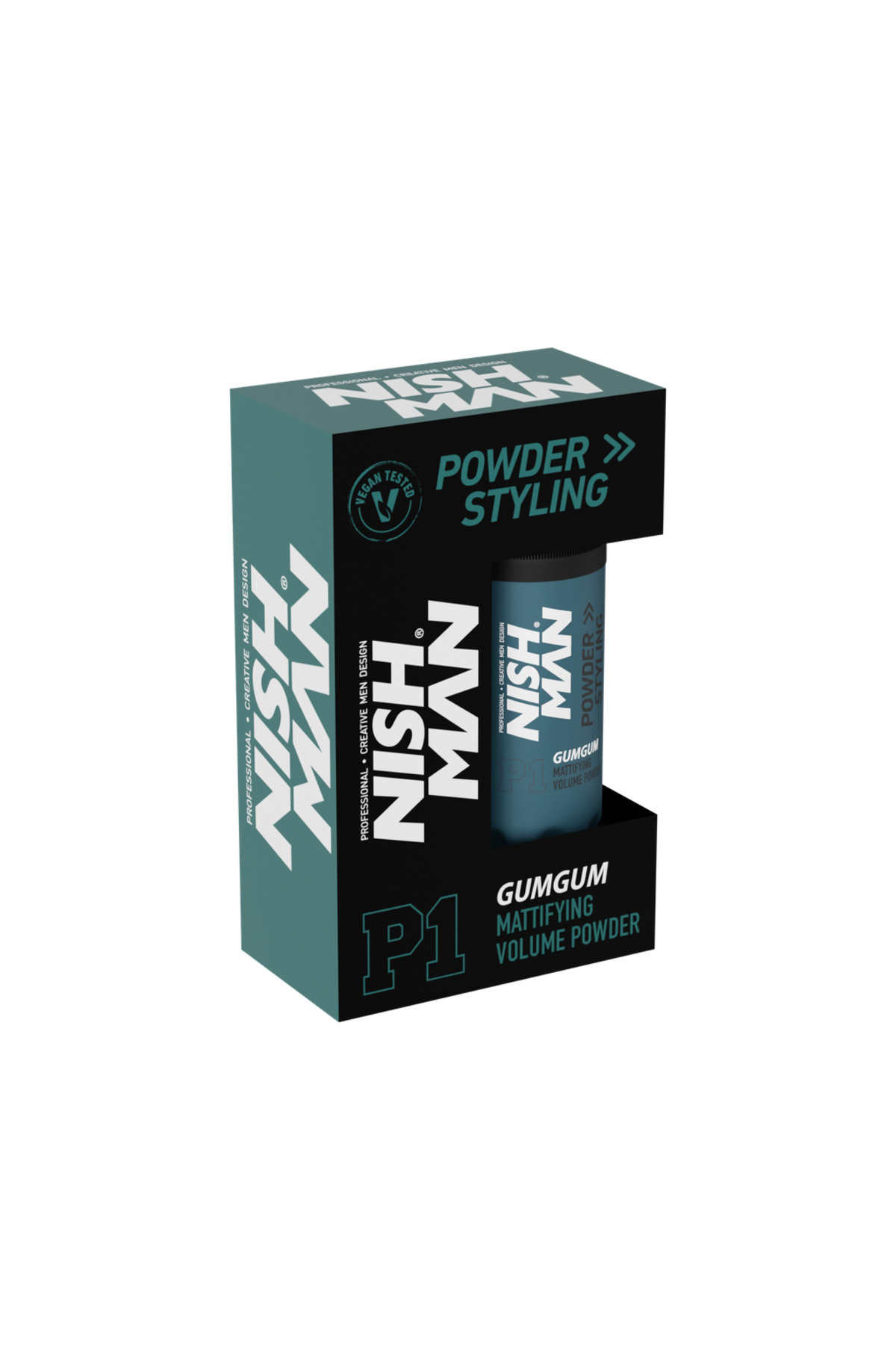 NISHMAN Saç Şekillendirici Toz Wax P1 Gum Gum / Oynanabilir Yapı / Kalıcı Saç Parfümü Içerikli - 20 gr