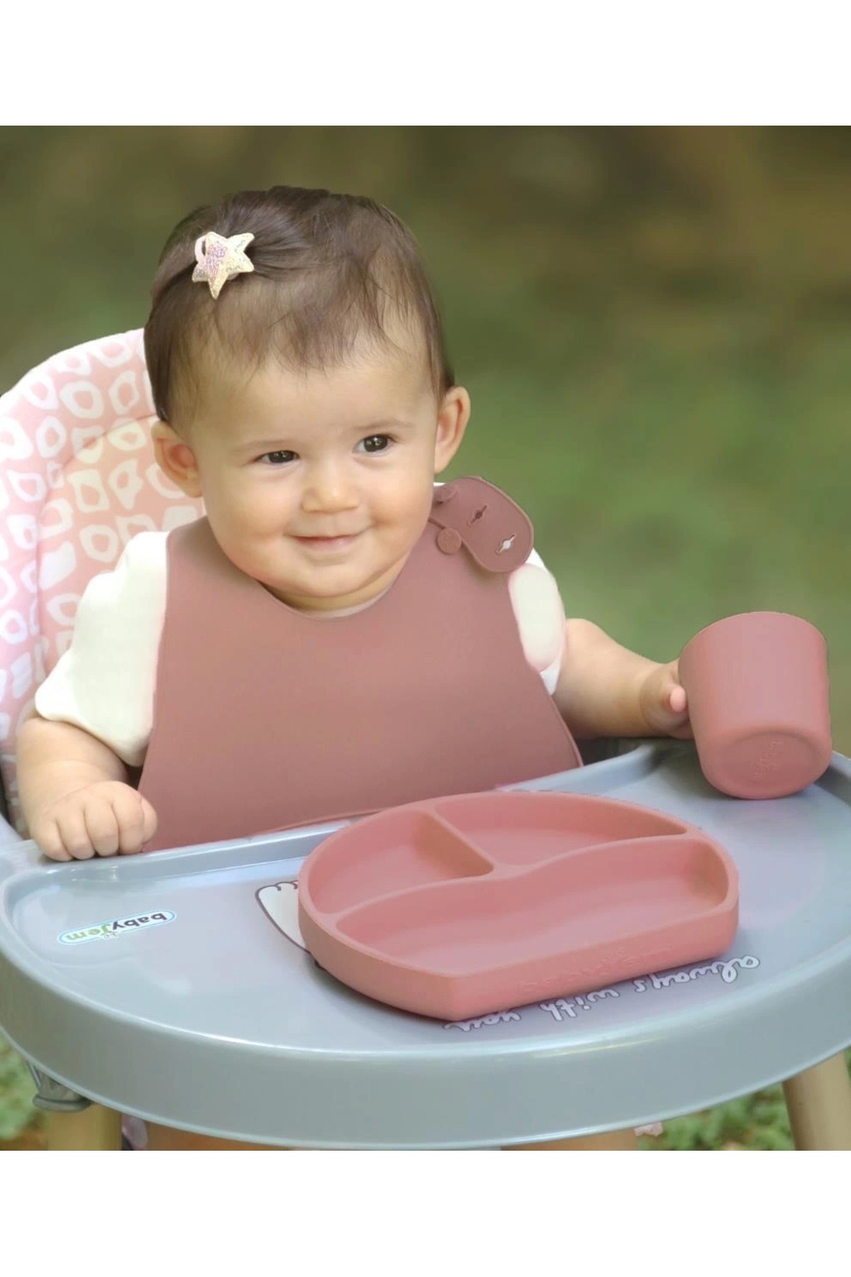 Babyjem Silikon Beslenme Seti Mocha fotoğrafı 2 (önizleme)