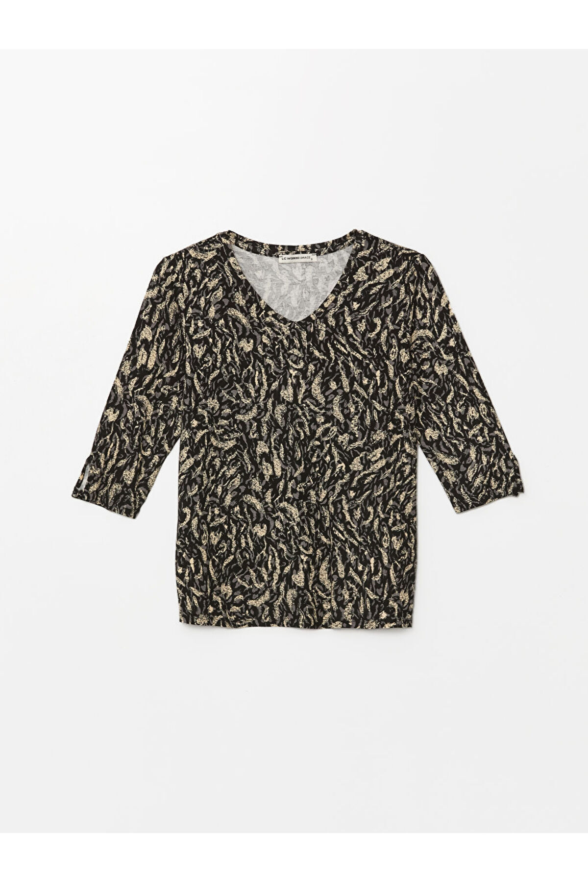 LC Waikiki-Create Your Style with Uzg Store |   V-Neck Patterned Blouse 6