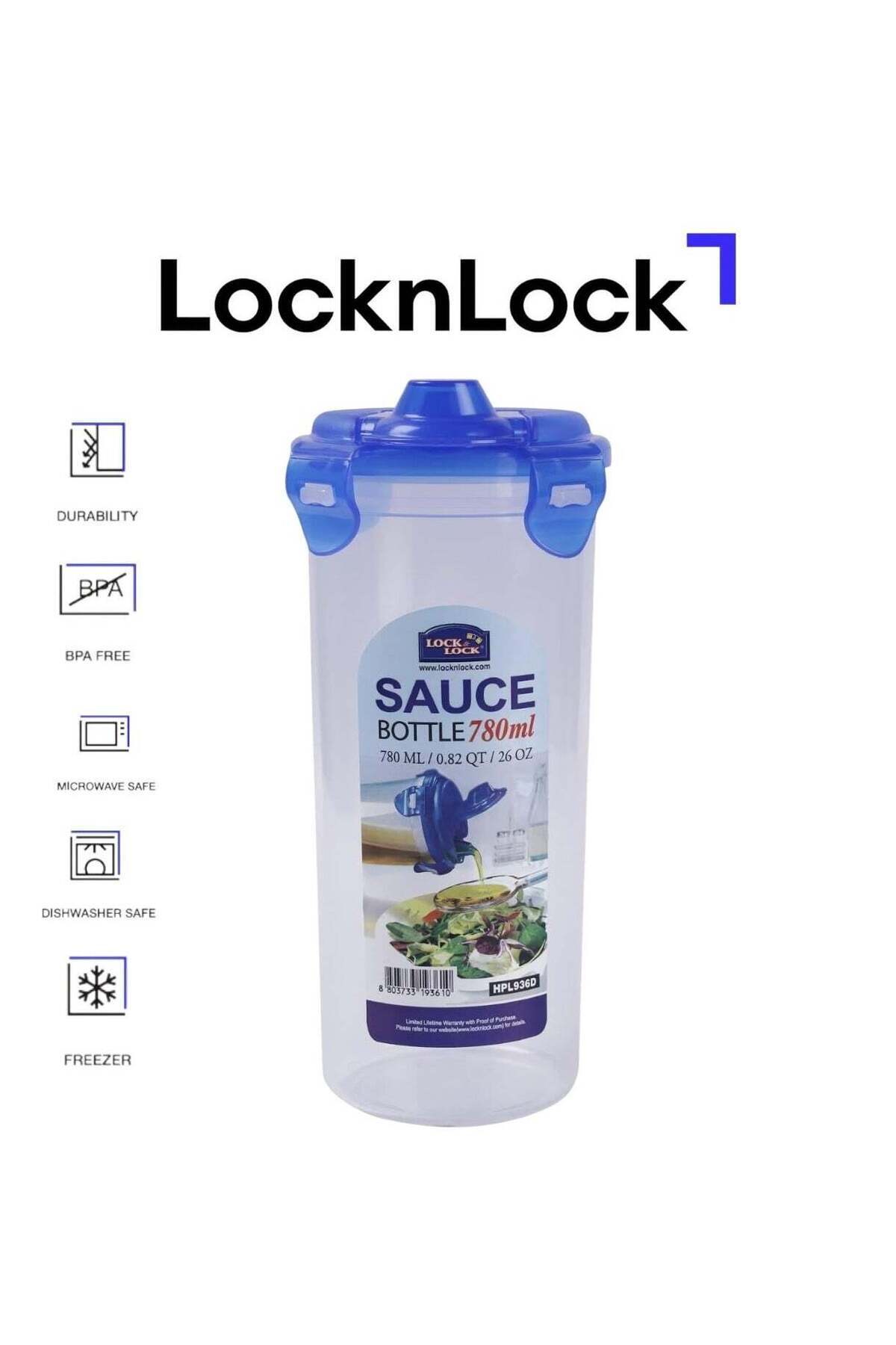 Generic-LOCK & LOCK LocknLock 780ml Sauce Bottle â€“ Durable, BPA-Free Condiment Container, Dishwasher Safe 1