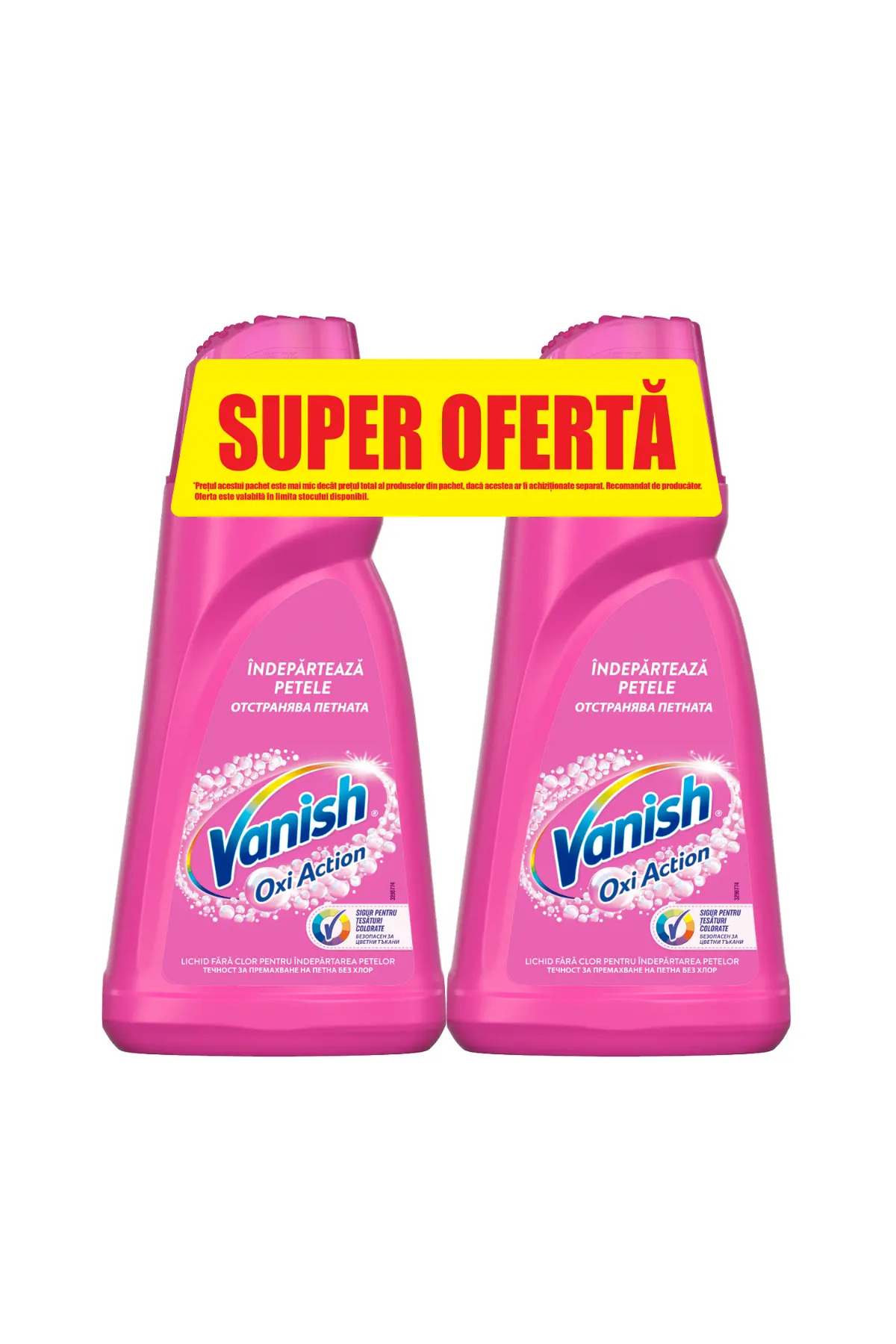 Vanish Разтвор Пет Ваншис Розова течност 1+1, 1л
