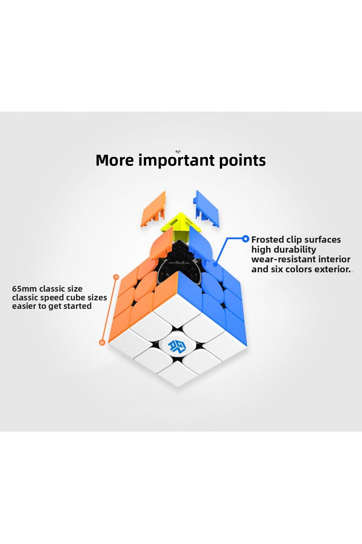 ۳۵۶ R S 3X3 مکعب روبیک اینتلیجنس کیوب (بدون برچسب) فروشنده رسمی ترکیه