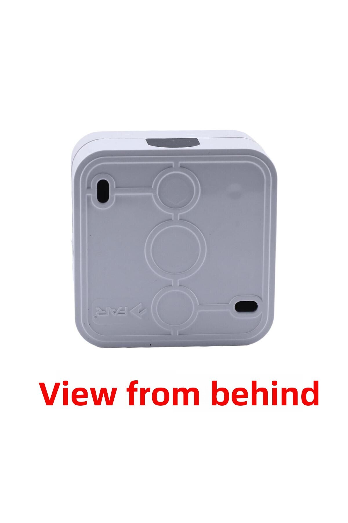 Badem10-220V Monophase Surface Mounted Grounded Socket - Square Plug Group with Wireless Terminal 4