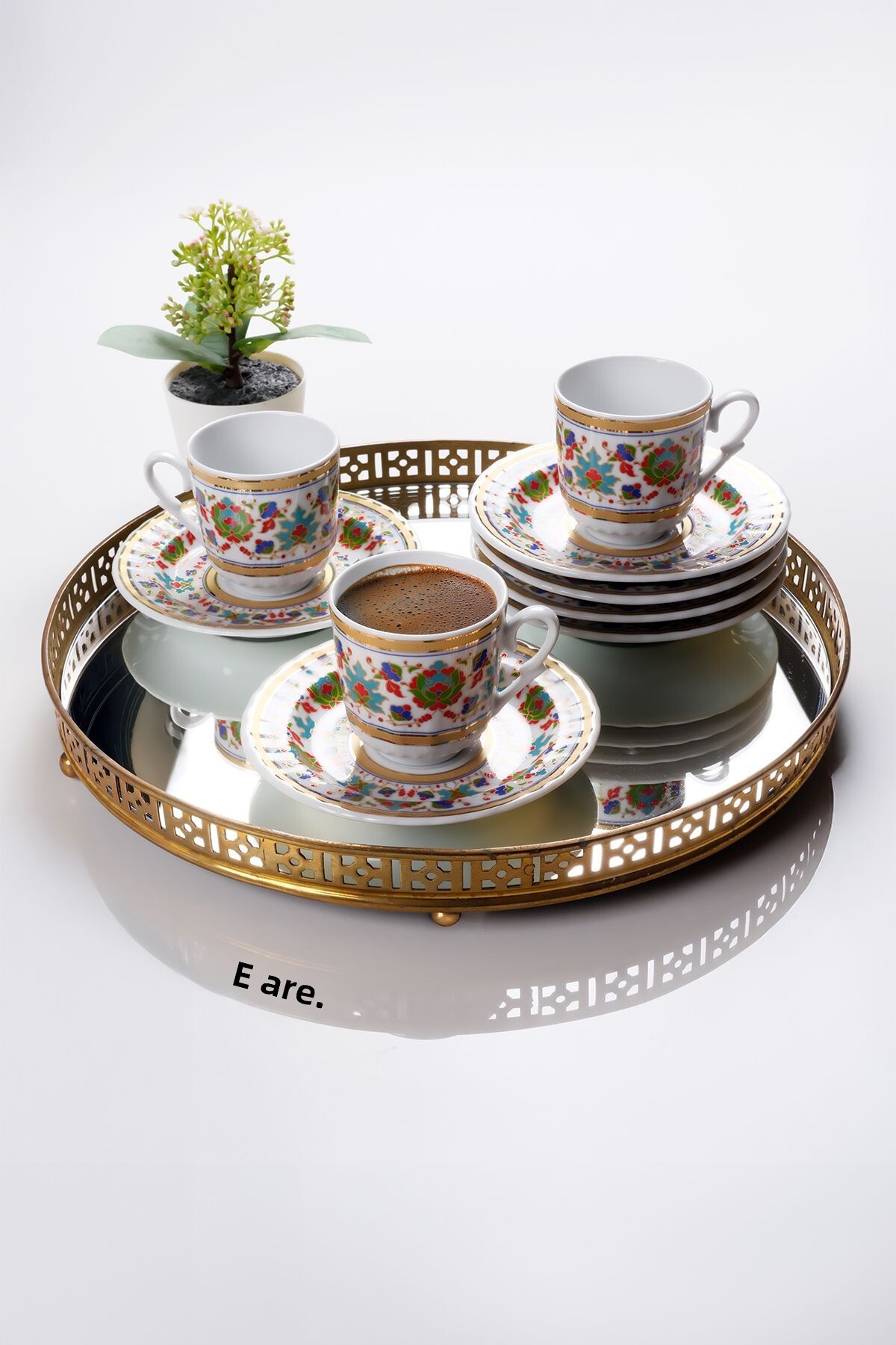 Güral Porselen Sedef Coffee Cup Set for 6 People Sf12Ckt084543